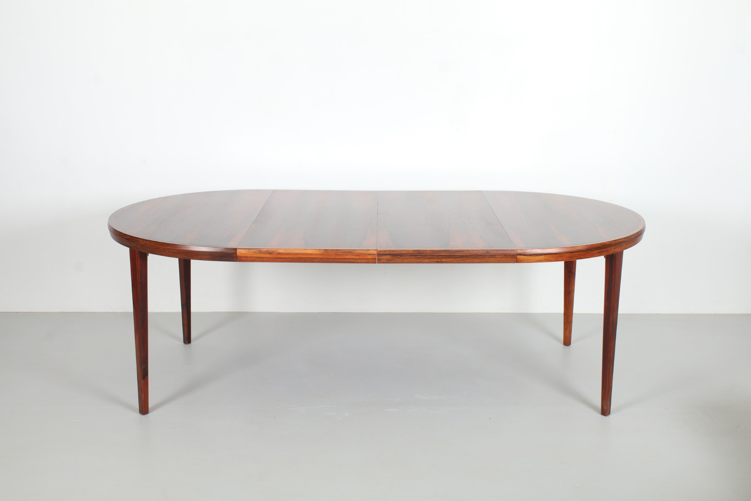 Deluxe Mid-Century Danish Rosewood Extending Dining Table