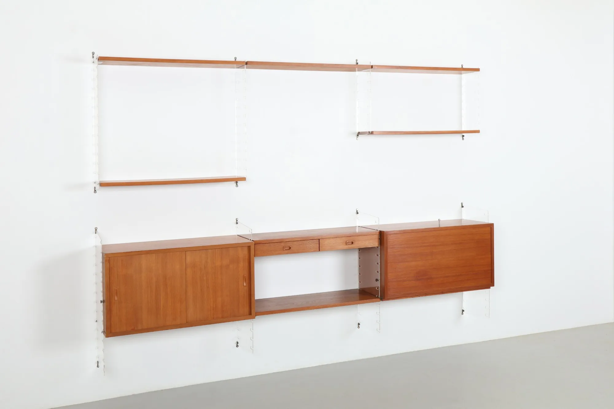 Iconic Nils & Kajsa Strinning 'Plex' String Wall Unit by String Design AB