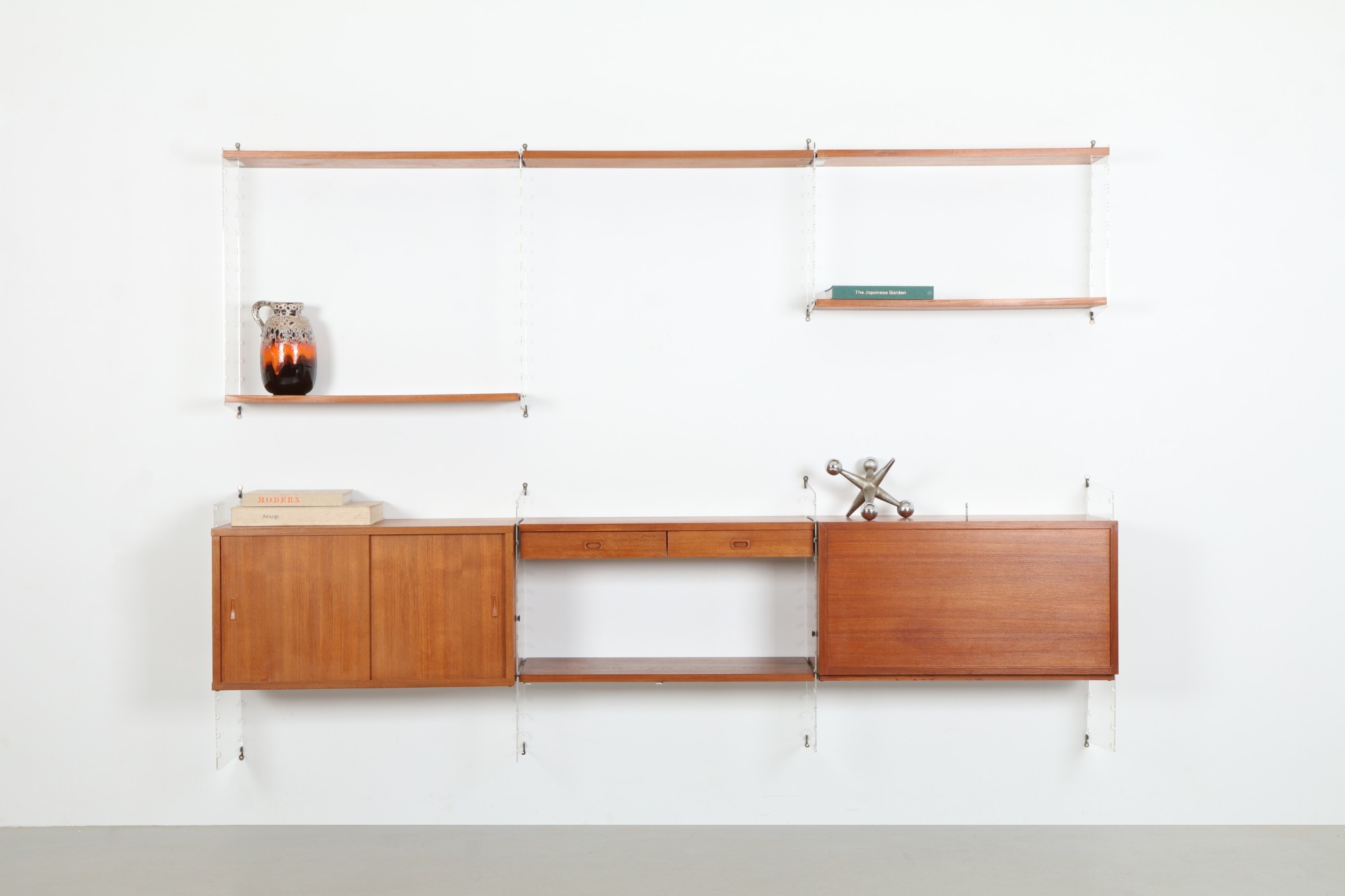 Iconic Nils & Kajsa Strinning 'Plex' String Wall Unit by String Design AB