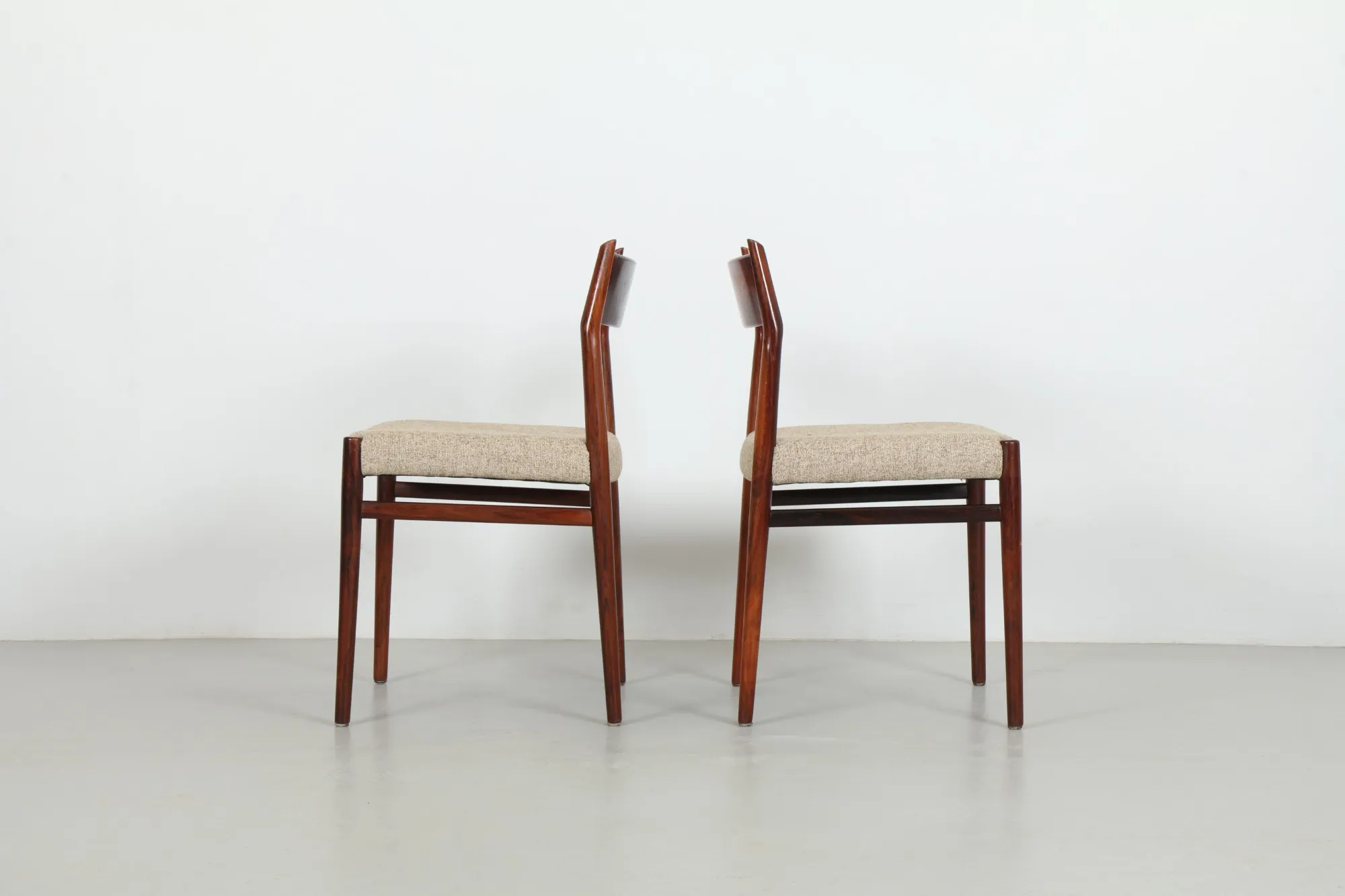Ten Refined Arne Vodder 'Model 418' Dining Chairs by Sibast