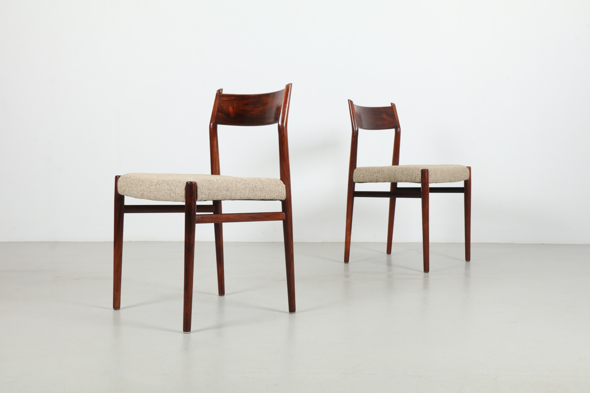 Ten Refined Arne Vodder 'Model 418' Dining Chairs by Sibast