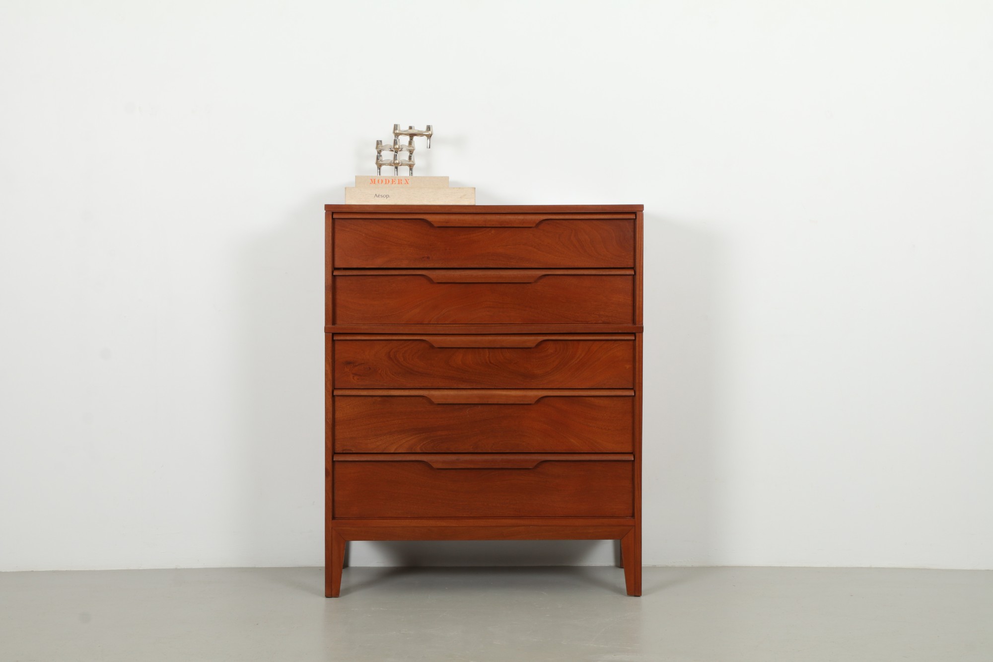 Deluxe NZ Made Solid Mahogany Chest of Drawers