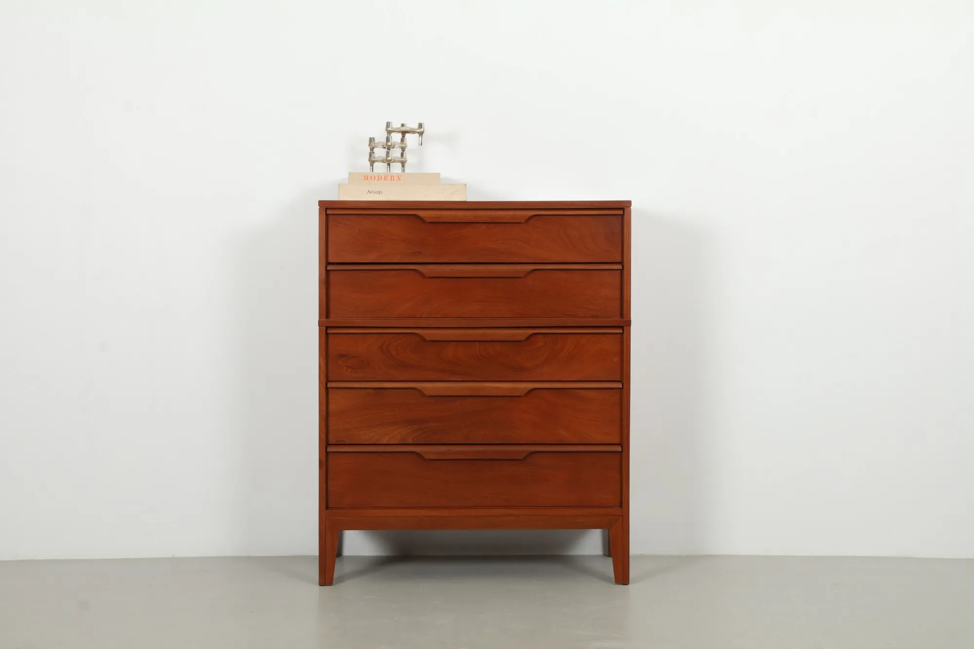 Deluxe NZ Made Solid Mahogany Chest of Drawers