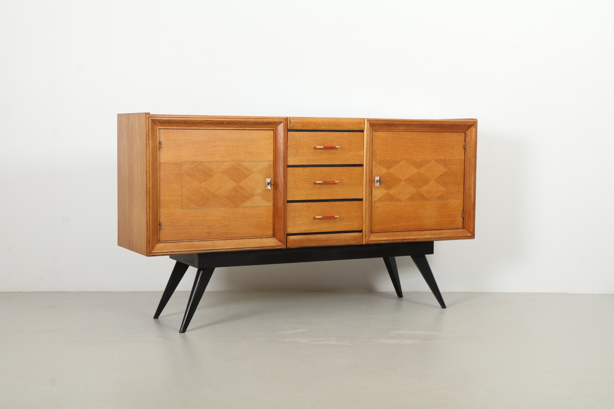 Graphic 1950s Mid Century French Sideboard