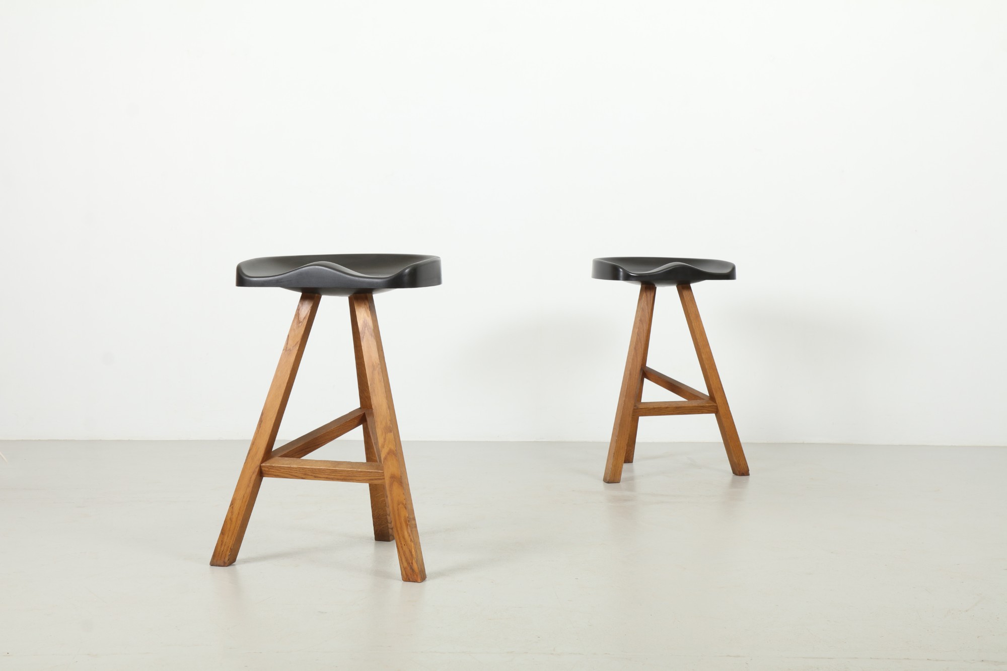 Pair of Sebastian Wrong 'Heidi' Stools by Established & Sons