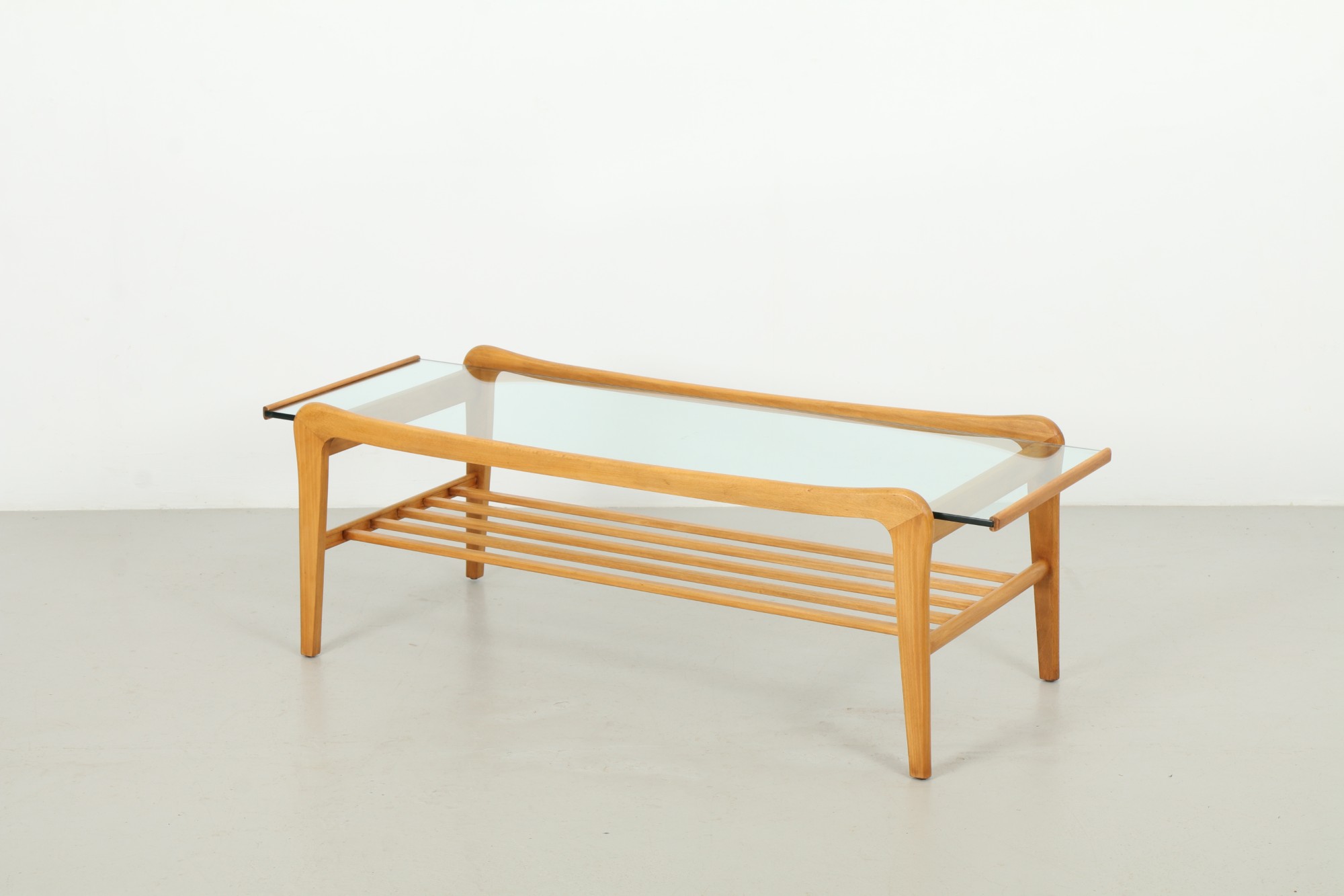 Slender Mid-Century European Coffee Table