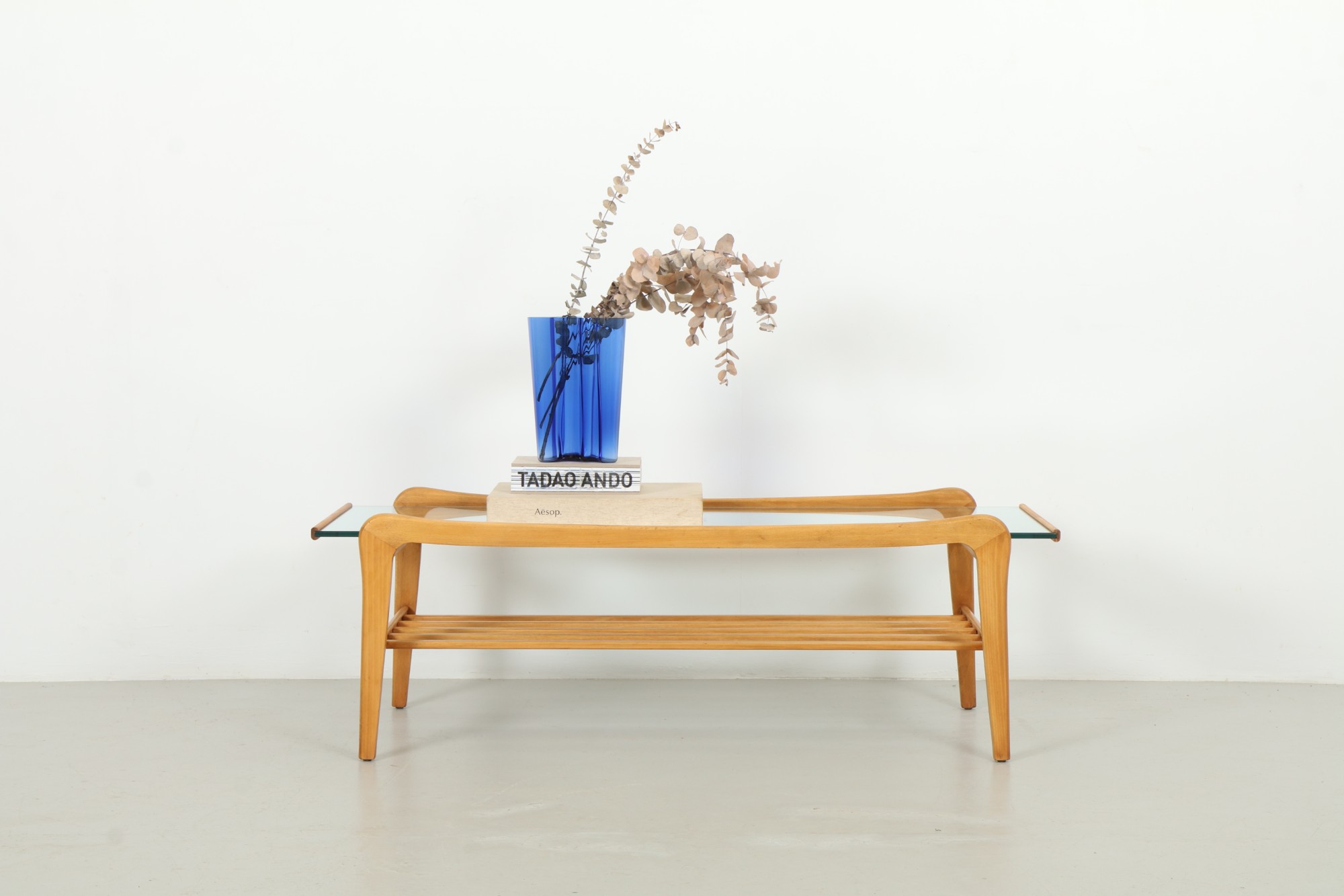Slender Mid-Century European Coffee Table