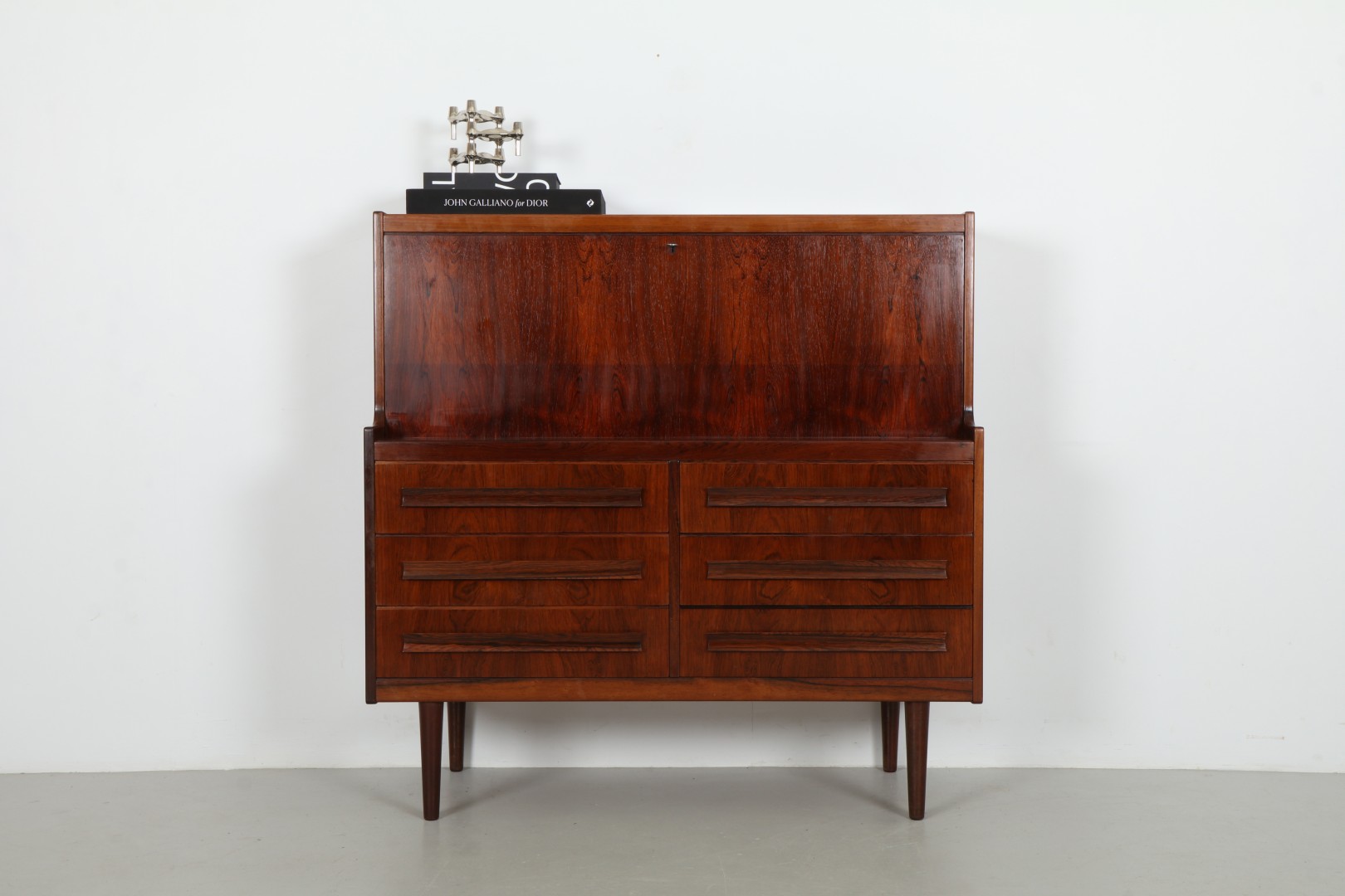 Refined Sigfrid Omann 'Model 364' Secrataire Desk by Olholm Mobelfabrik