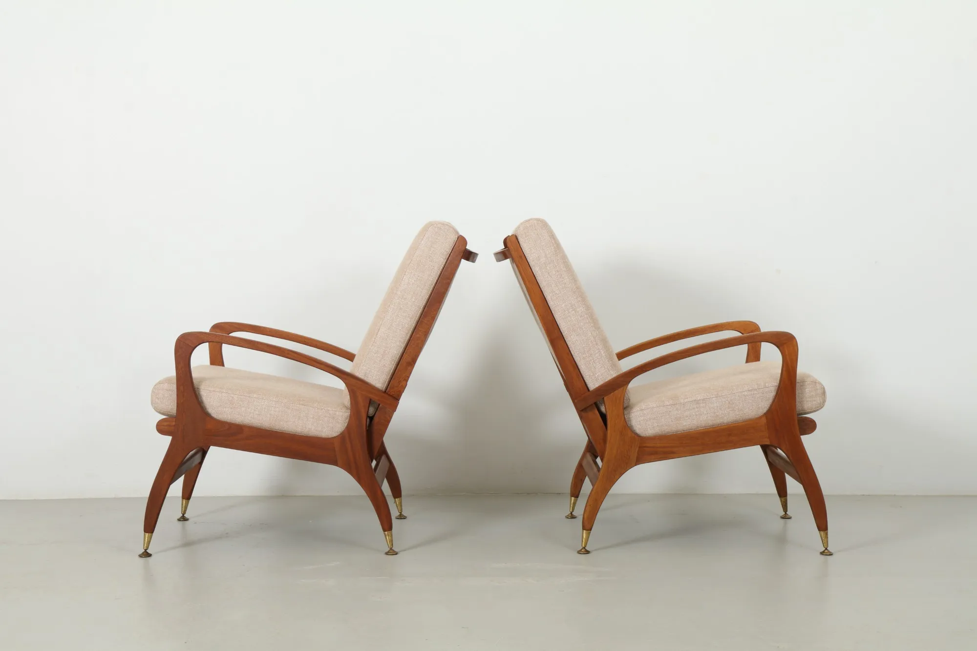 Pair of Curvaceous NZ Made 'Televue Mark II' Armchairs by DON