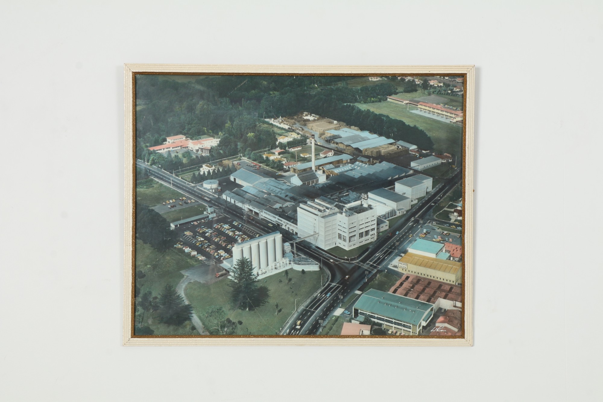 Rare Hand Tinted 'DB Breweries, Auckland' Photograph by Whites Aviation