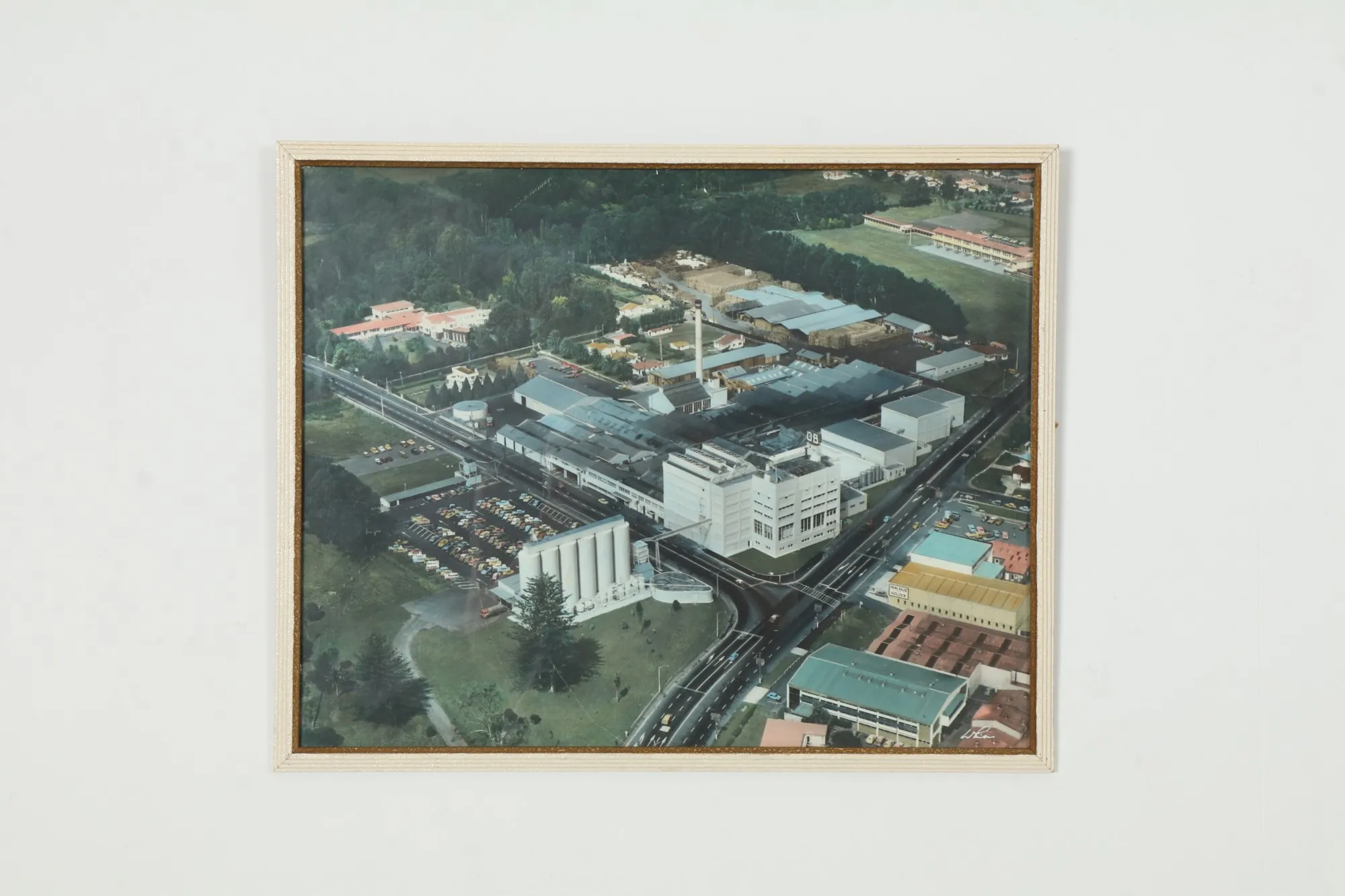 Rare Hand Tinted 'DB Breweries, Auckland' Photograph by Whites Aviation