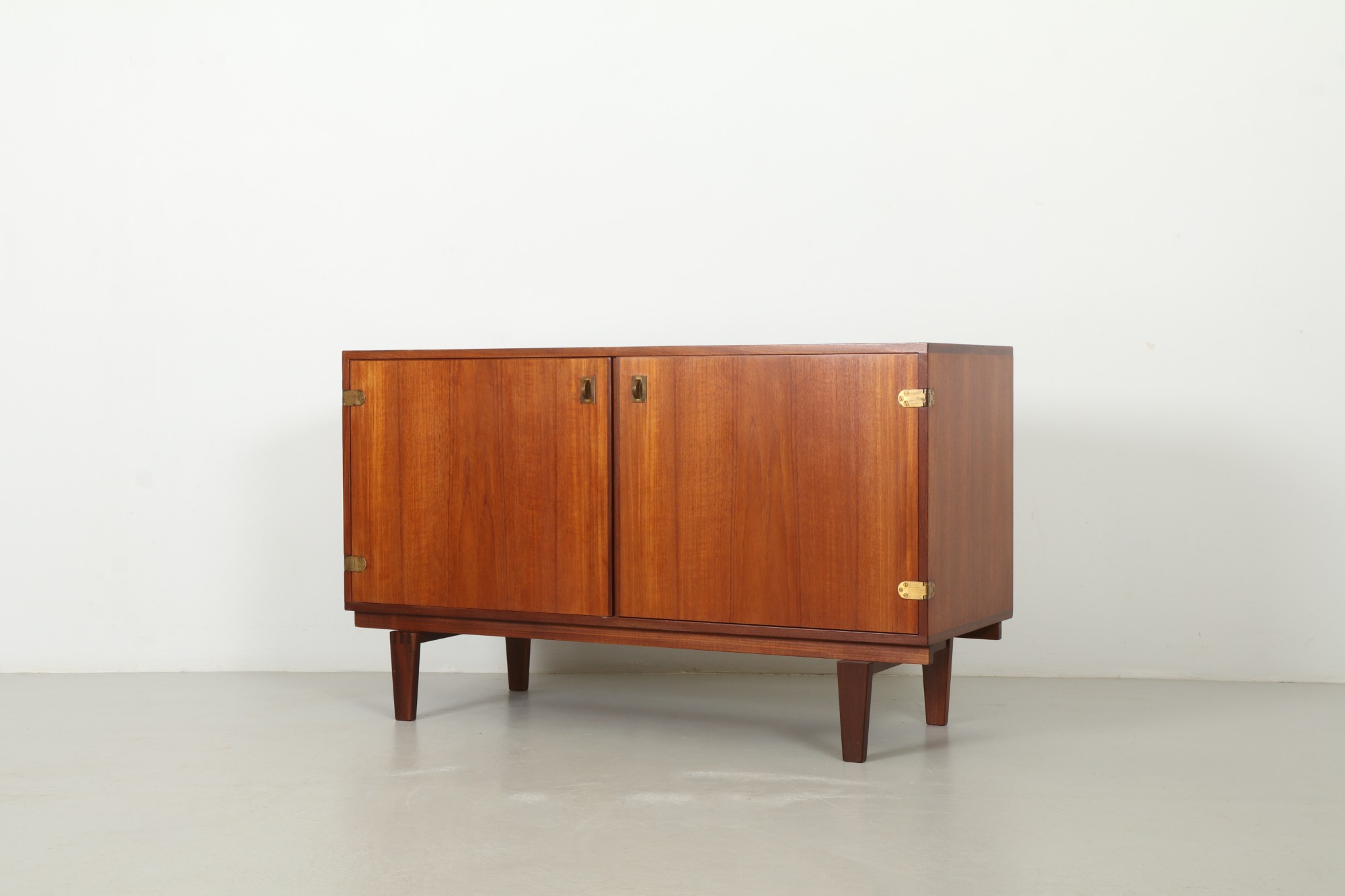 Deluxe Børge Andersen Teak and Brass Sideboard by Løvig