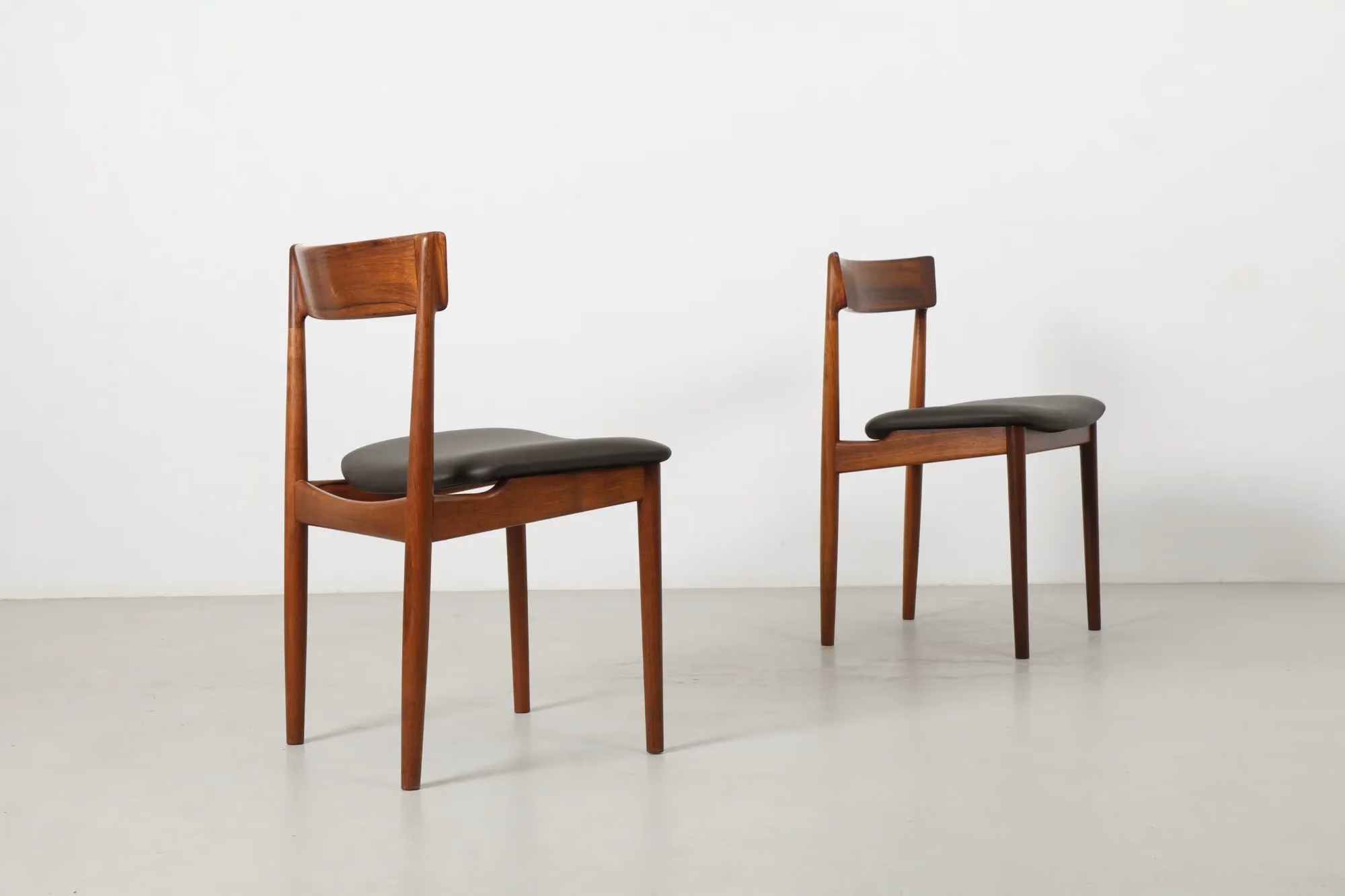 Six Chic Henry Rosengren Hansen 'Model 39' Dining Chairs for Brande Brande Møbelindustri
