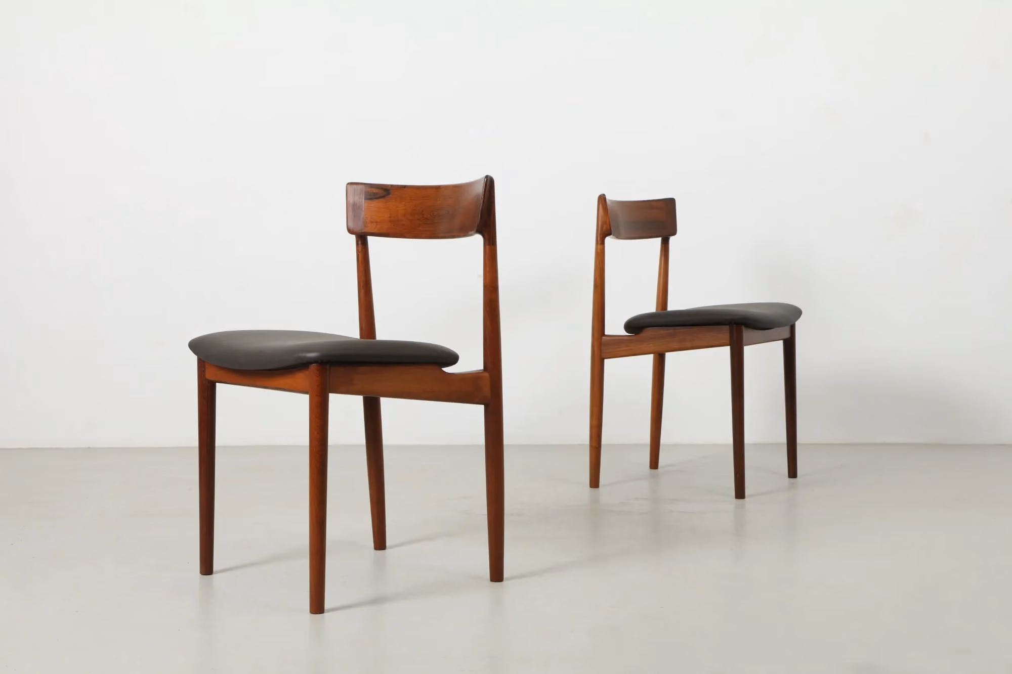 Six Chic Henry Rosengren Hansen 'Model 39' Dining Chairs for Brande Brande Møbelindustri