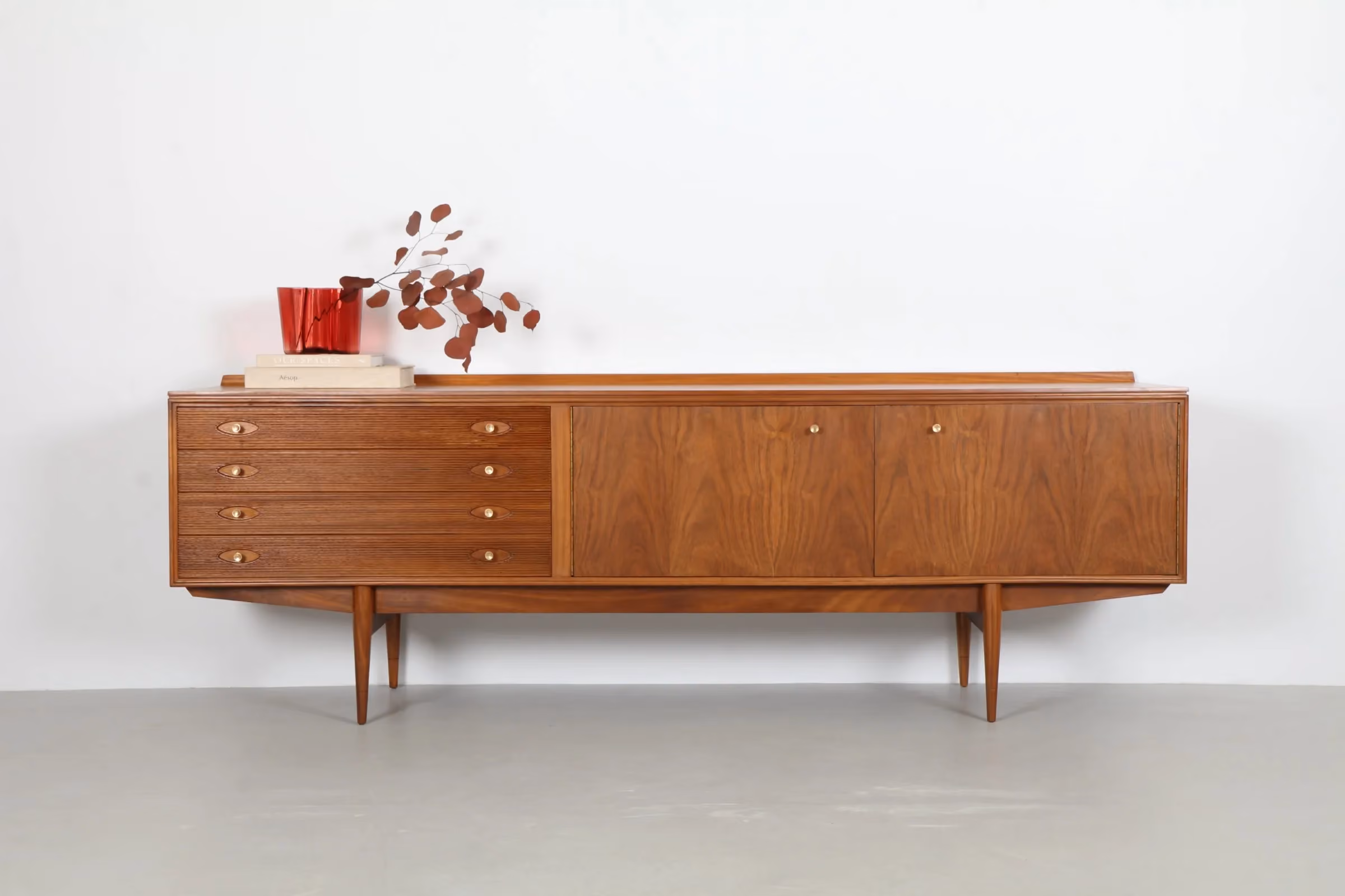 Sleek Robert Heritage 'Hamilton' Teak Sideboard by Archie Shine