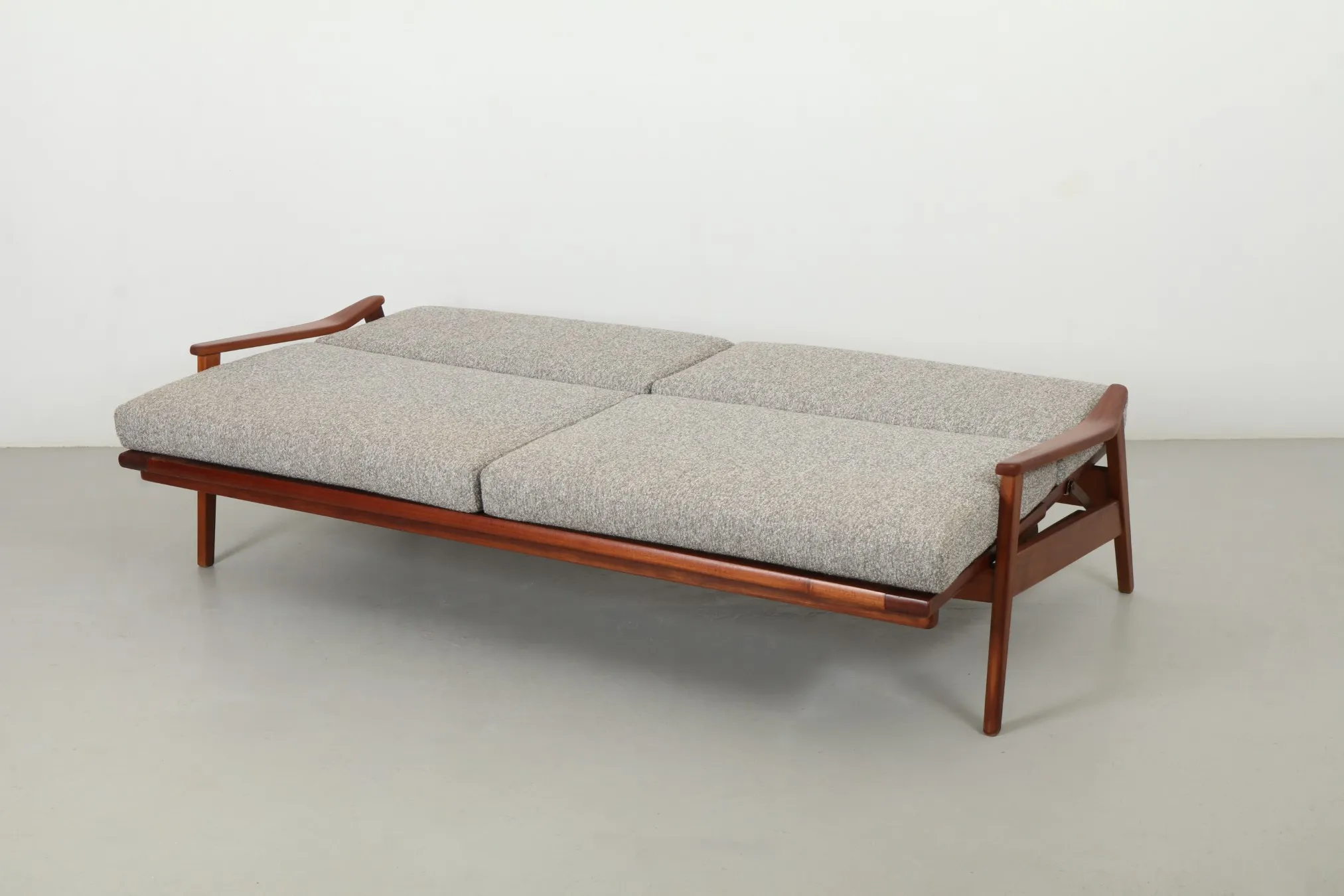 Refined NZ Made Mid-Century Folding Sofa By Morgan