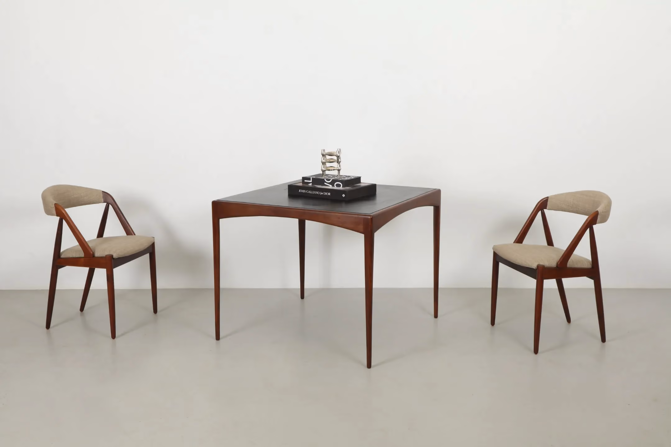 Refined Kristian Vedel 'Modus' Leather Top Table by Soren Willadsen
