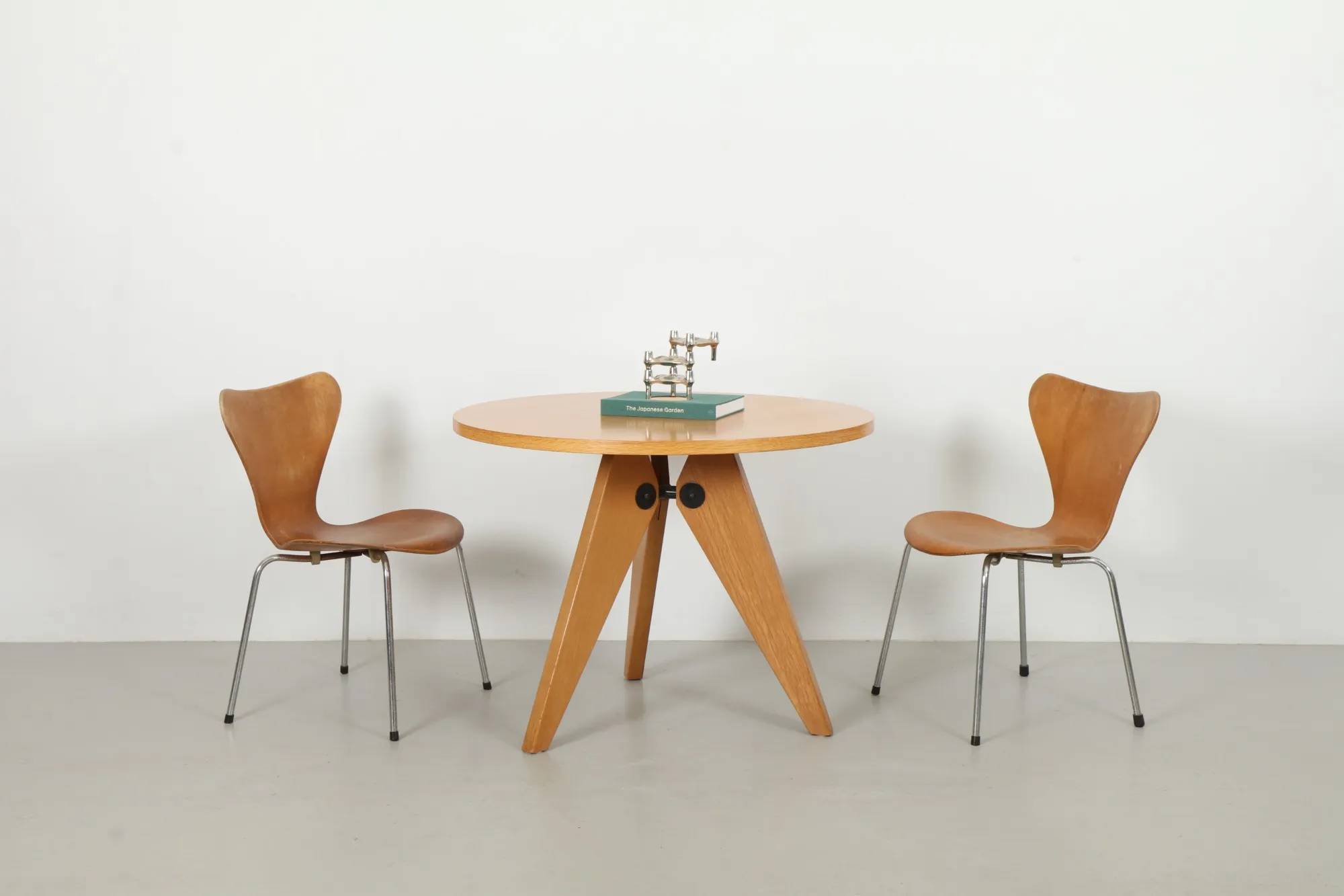 Iconic Jean Prouve 'Gueridon' Table by Vitra