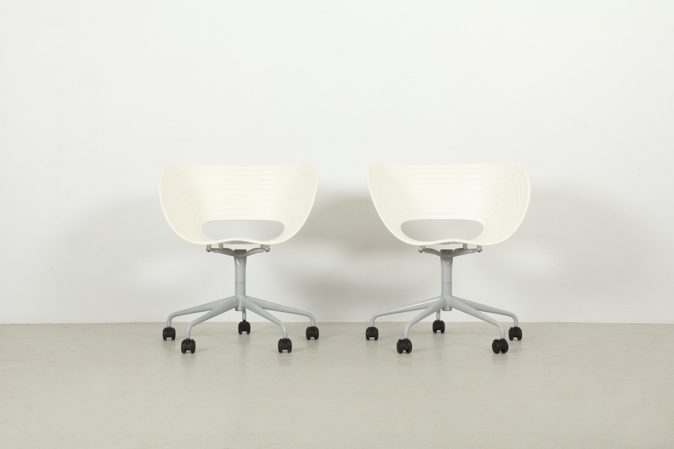 Iconic Ron Arad 'Tom Vac' Swivel Chairs by Vitra