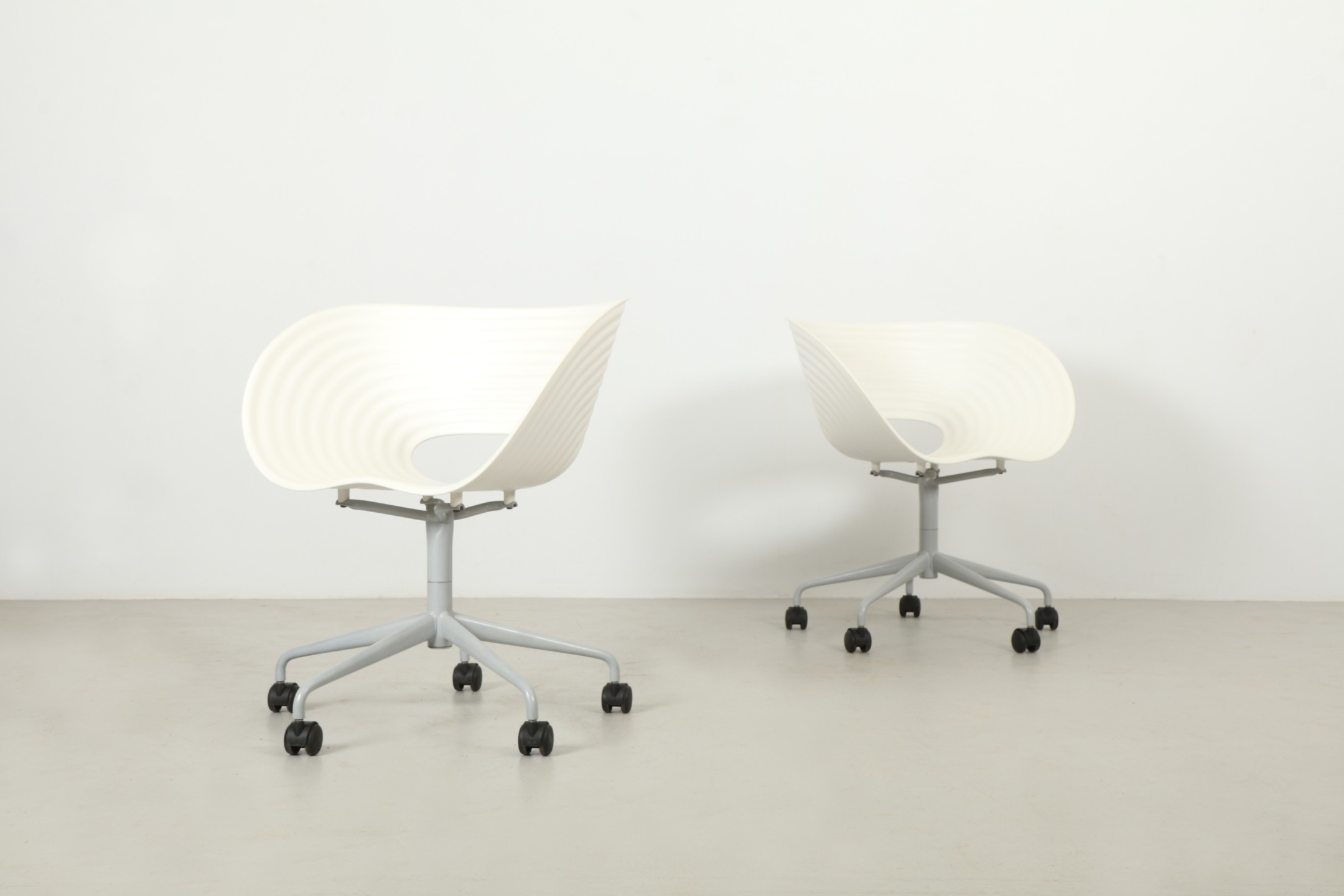Iconic Ron Arad 'Tom Vac' Swivel Chairs by Vitra