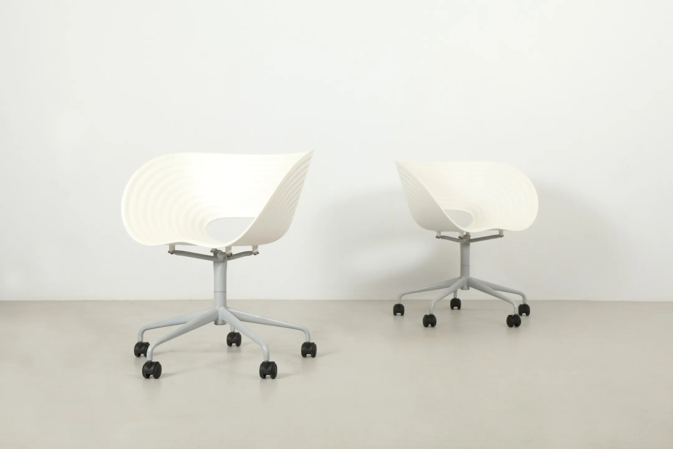 Iconic Ron Arad 'Tom Vac' Swivel Chairs by Vitra