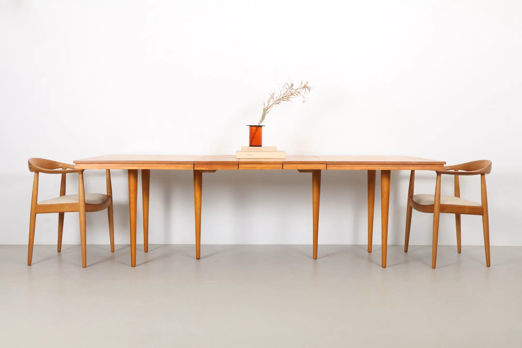 Epic Russell Wright Six Leg Dining Table by Conant Ball