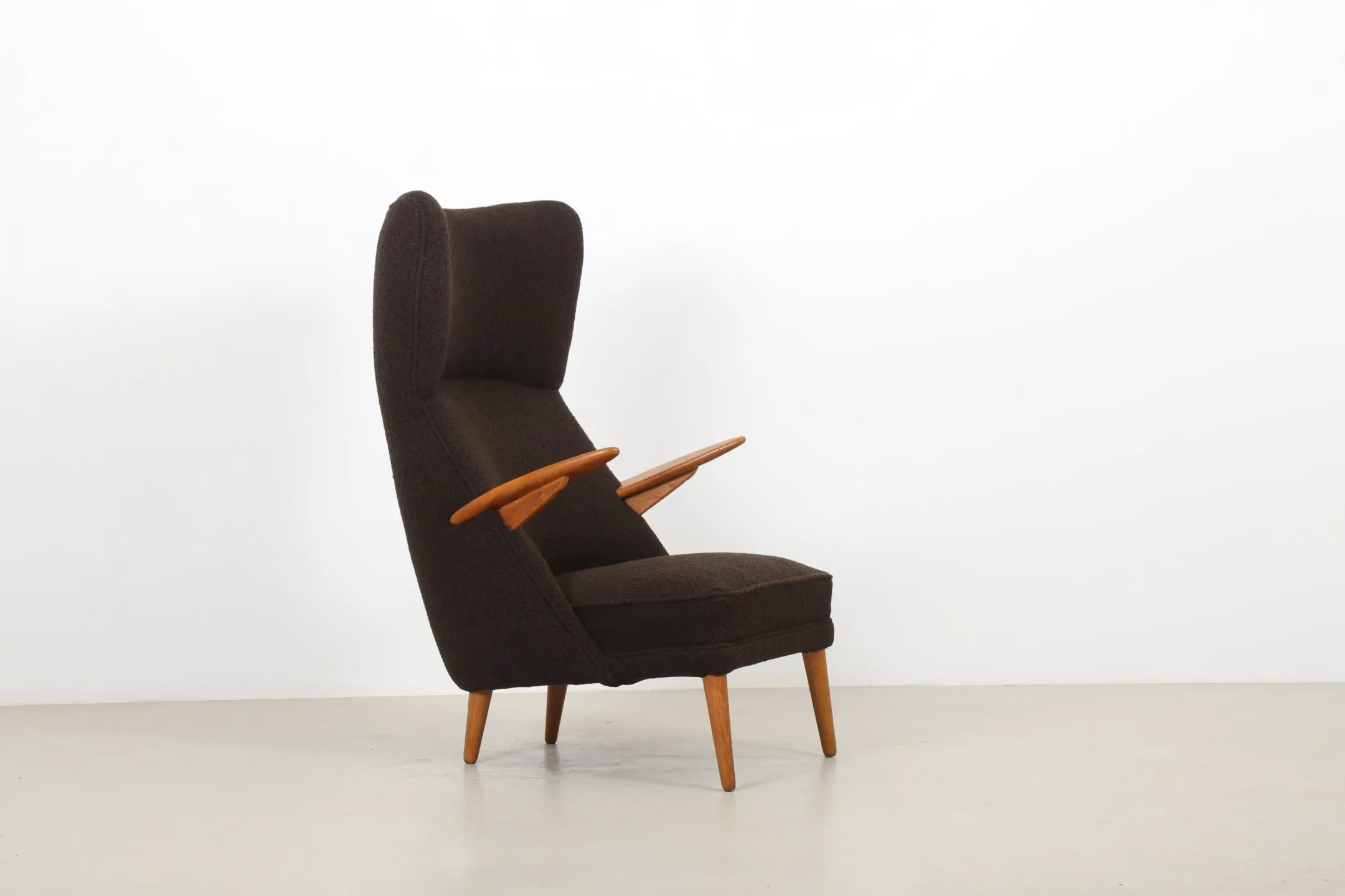 Handsome Organic Mid-Century Danish Armchair