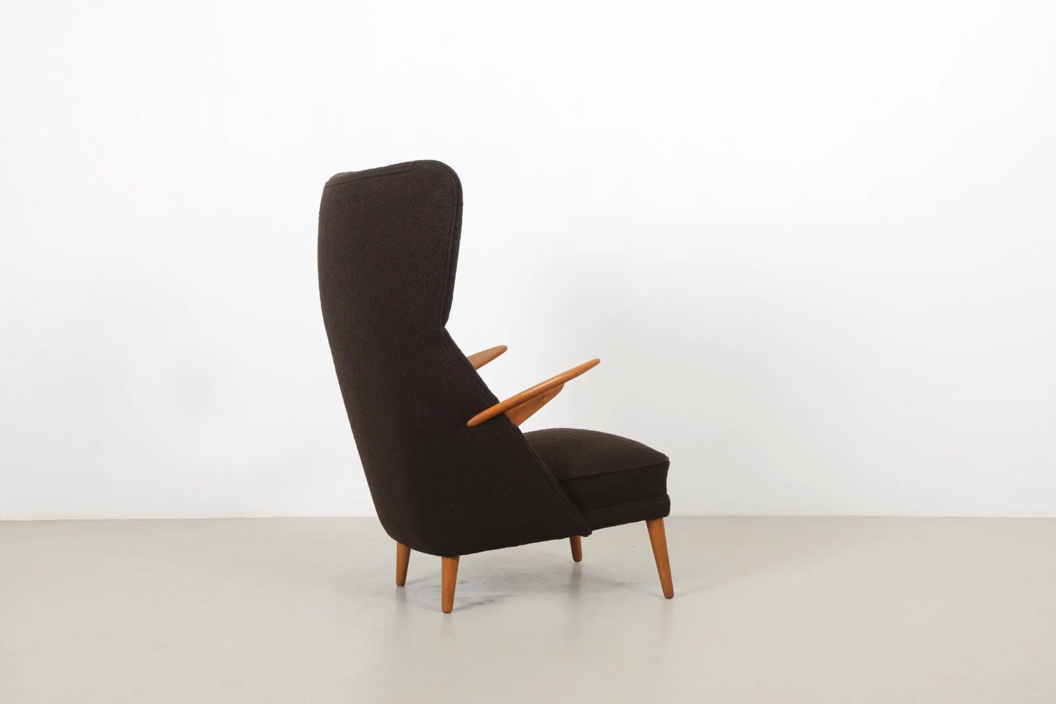 Handsome Organic Mid-Century Danish Armchair