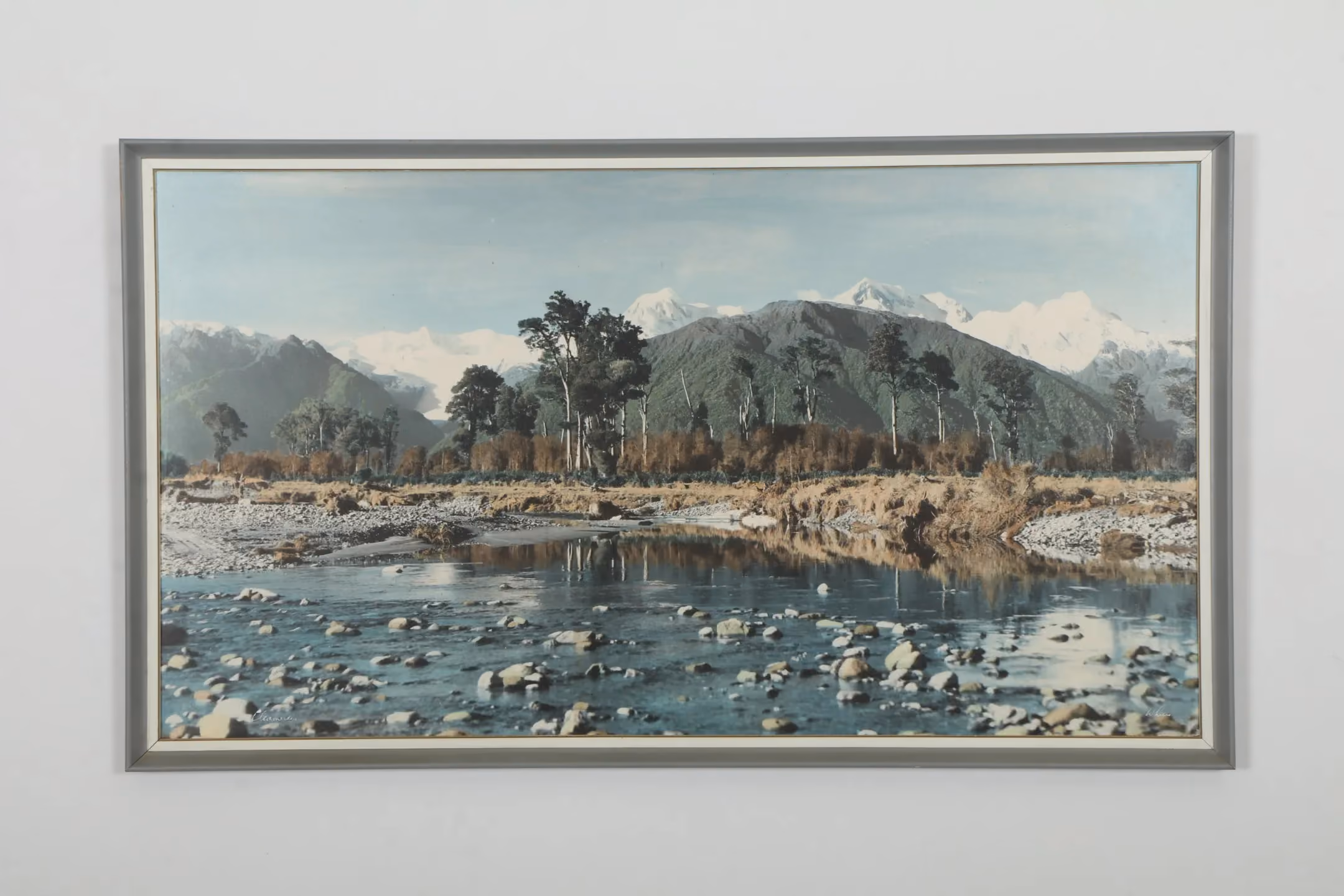 Stunning Leo White 'Clearwater' Hand Tinted Photograph by Whites Aviation