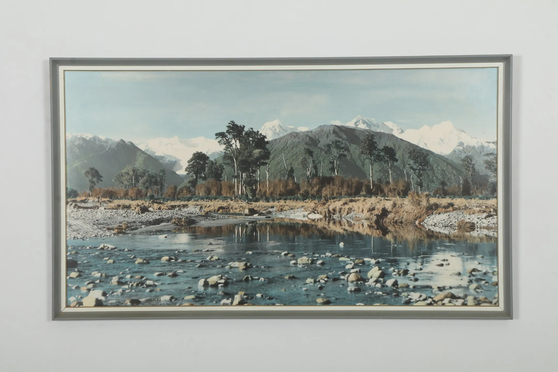 Stunning Leo White 'Clearwater' Hand Tinted Photograph by Whites Aviation