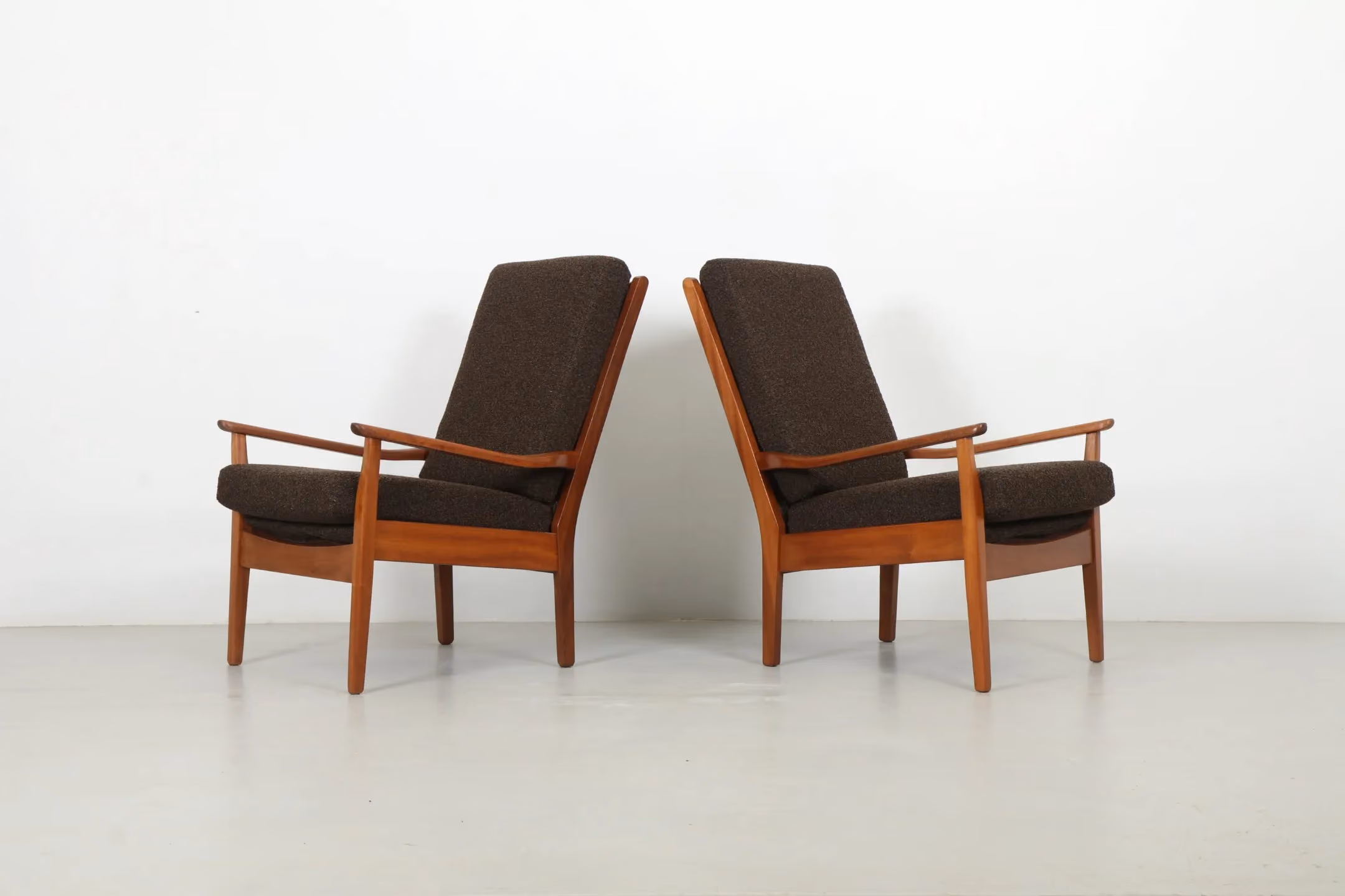 Pair of Sleek NZ Made 'Princess' Armchairs by DON