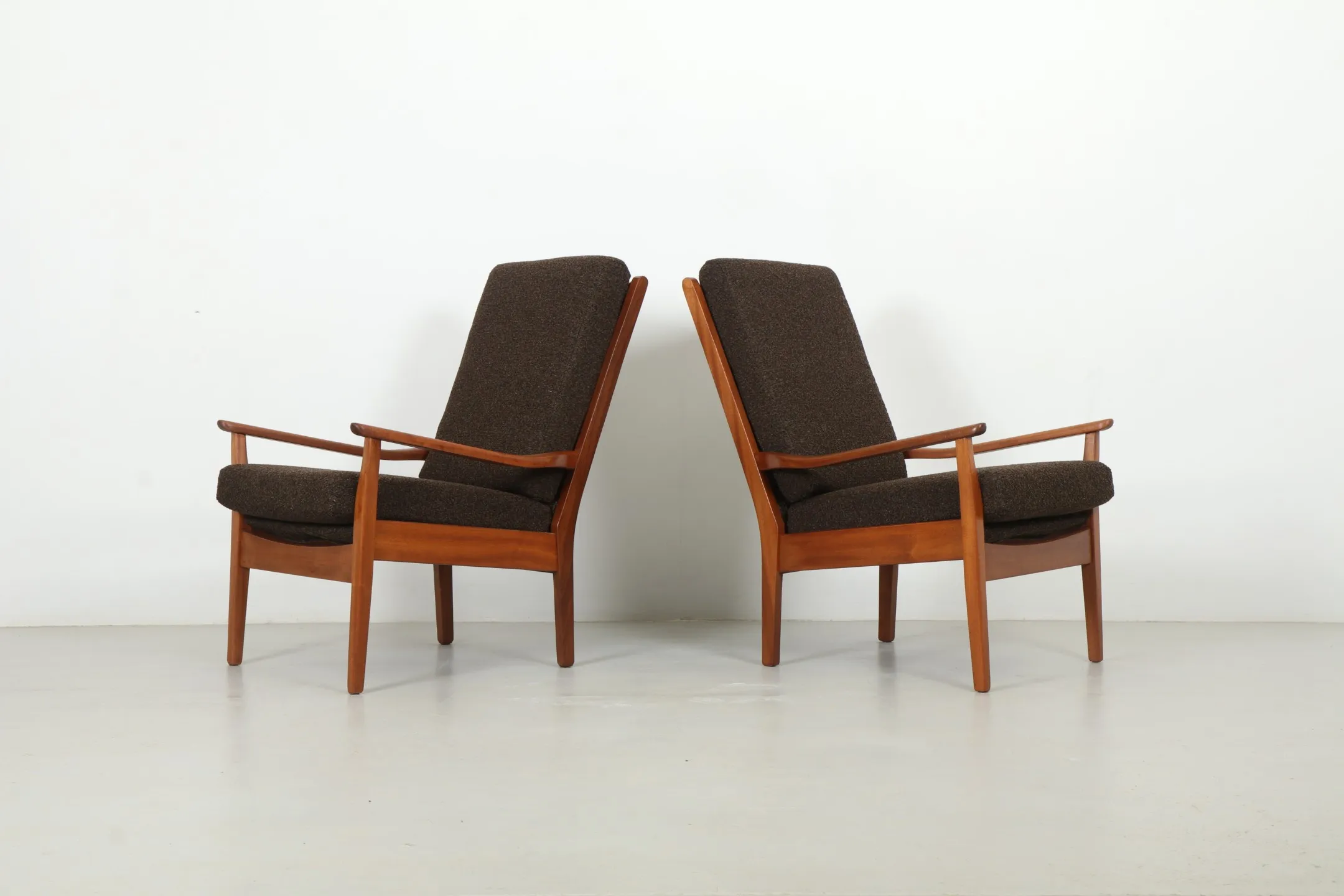 Pair of Sleek NZ Made 'Princess' Armchairs by DON