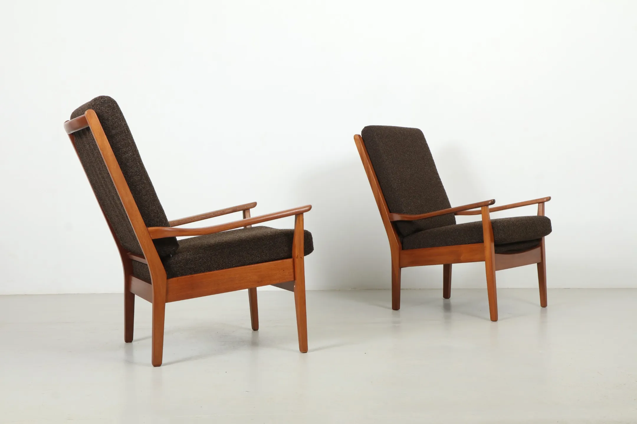 Pair of Sleek NZ Made 'Princess' Armchairs by DON