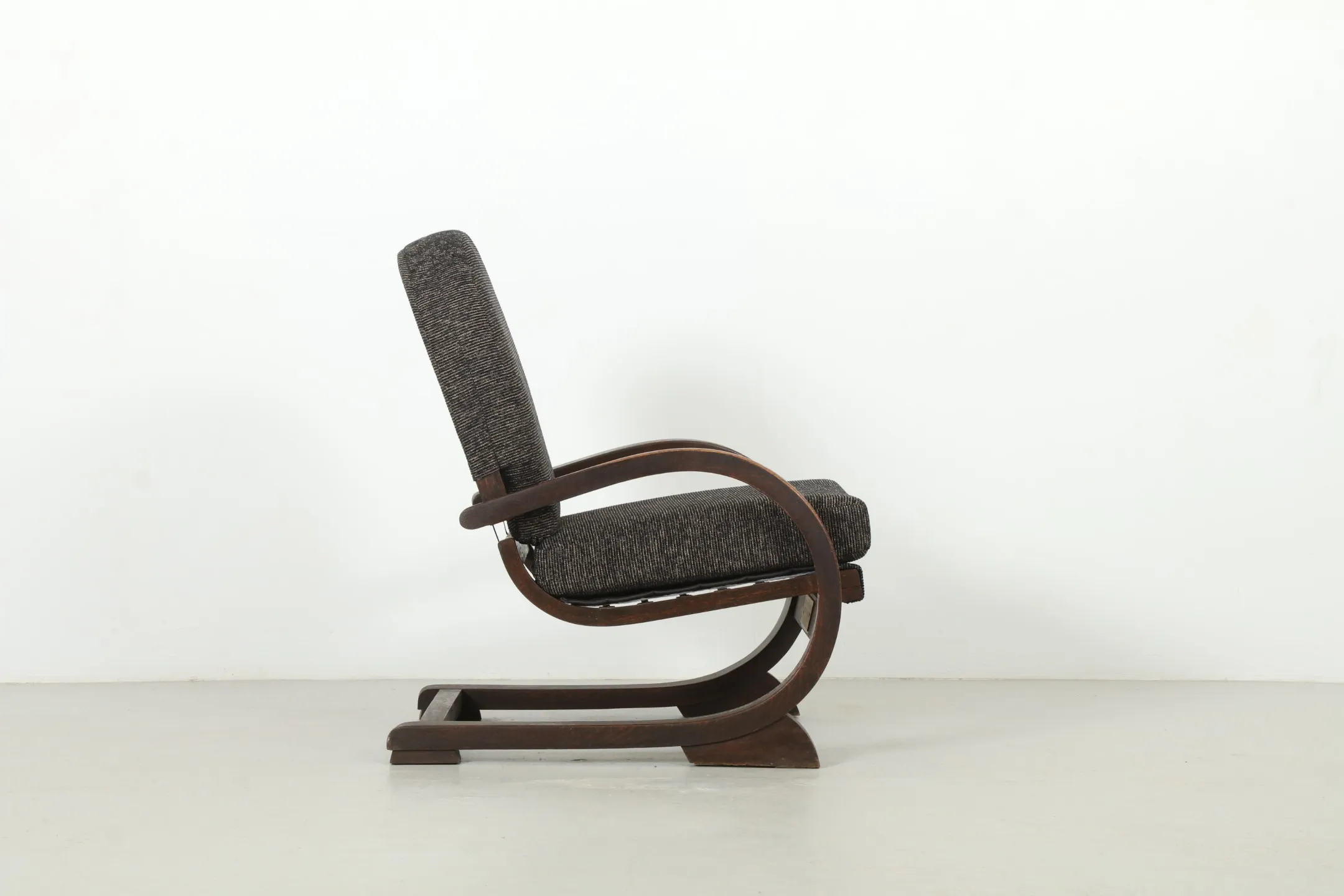 Curvaceous 'Benslow' Cantilever Chair by Scoullar & Chisholm