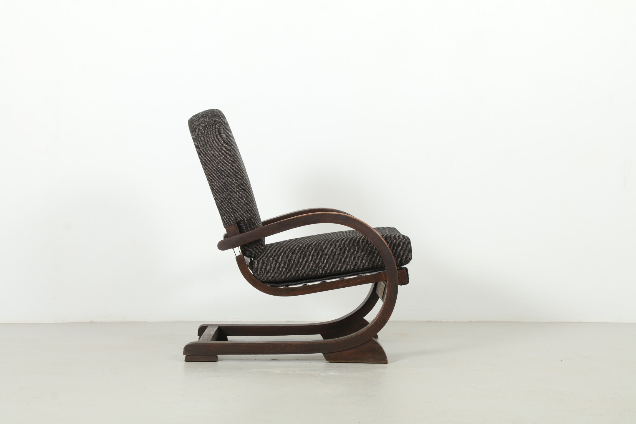 Curvaceous 'Benslow' Cantilever Chair by Scoullar & Chisholm