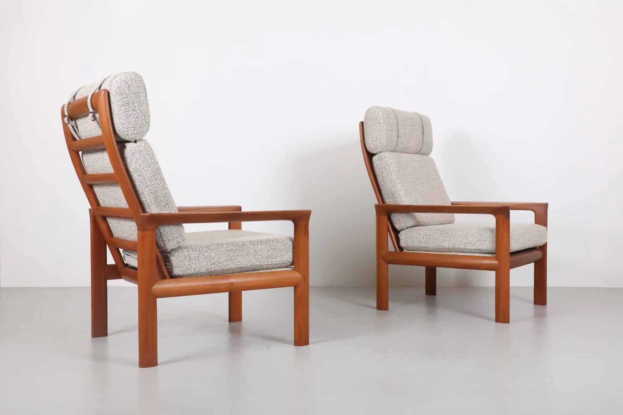 Pair of Bold Sven Ellekaer 'Borneo' Armchairs by Komfort