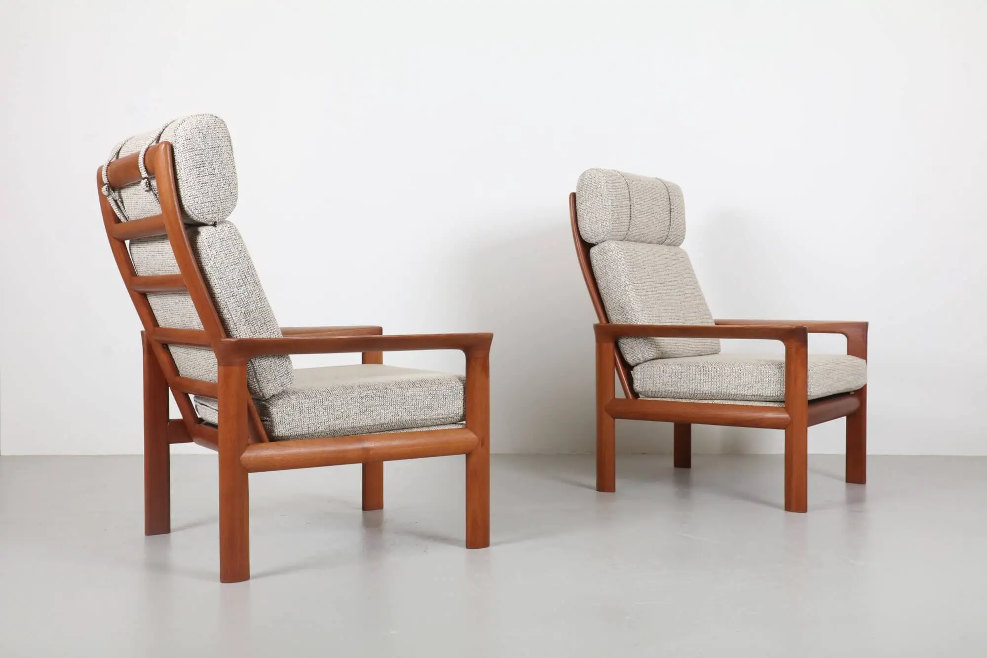 Pair of Bold Sven Ellekaer 'Borneo' Armchairs by Komfort