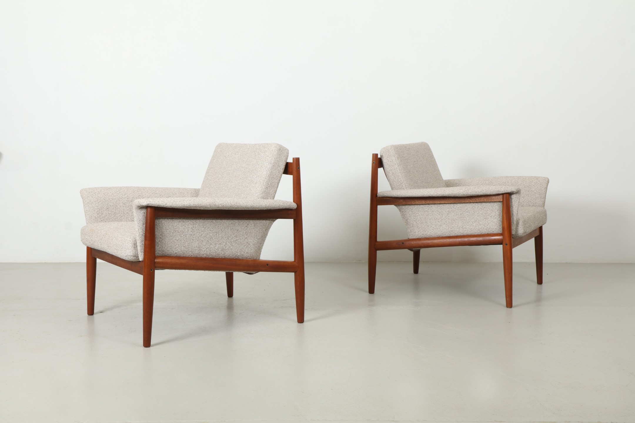 Pair of Stunning NZ Made Grete Jalk 'Model 168' Armchairs