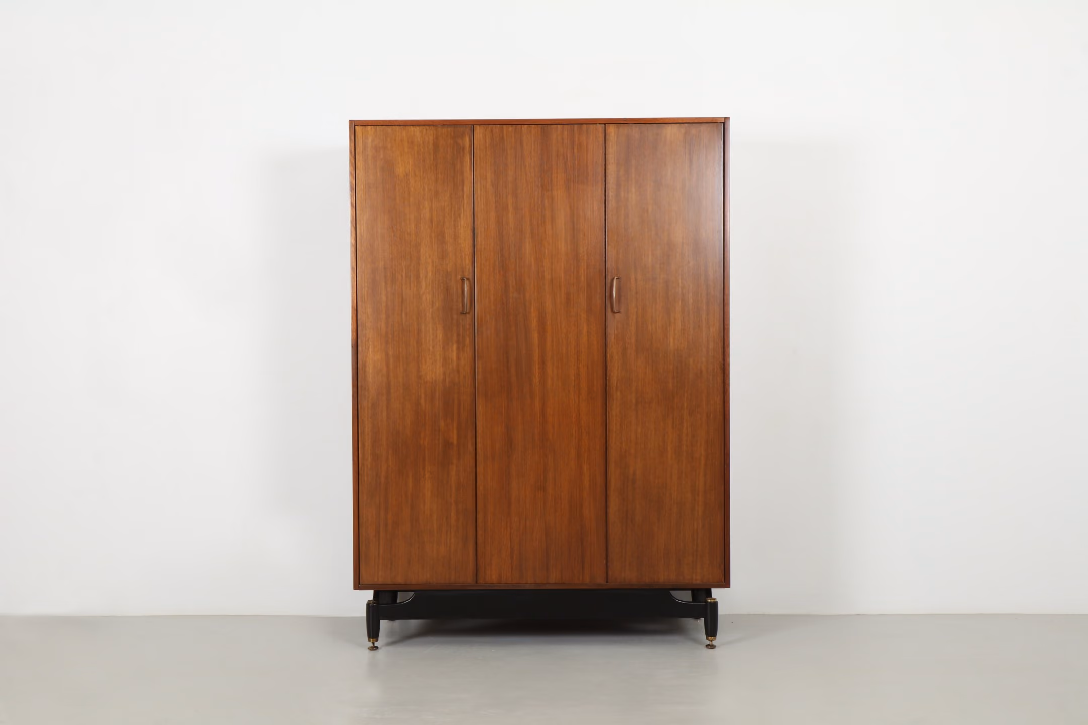 Sophisticated Victor Wilkins 'Tola and Black' Double Wardrobe by G-Plan