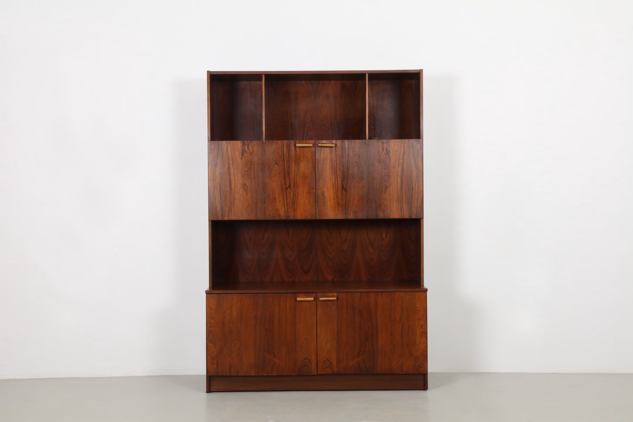 Refined Mid-Century Danish Rosewood Tall Cabinet