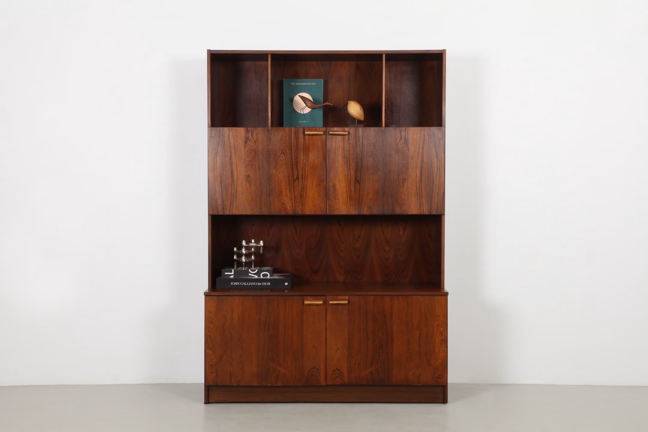 Refined Mid-Century Danish Rosewood Tall Cabinet