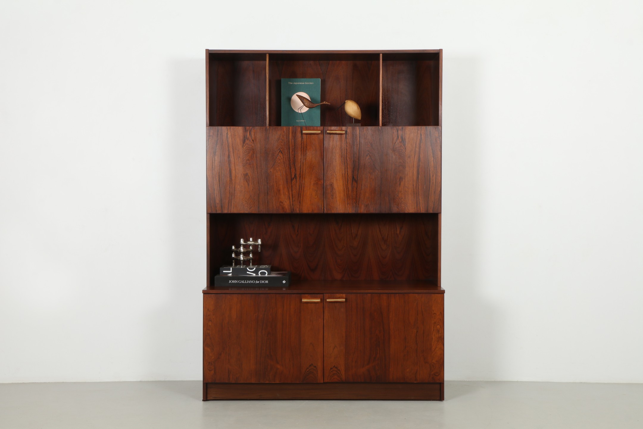 Refined Mid-Century Danish Rosewood Tall Cabinet