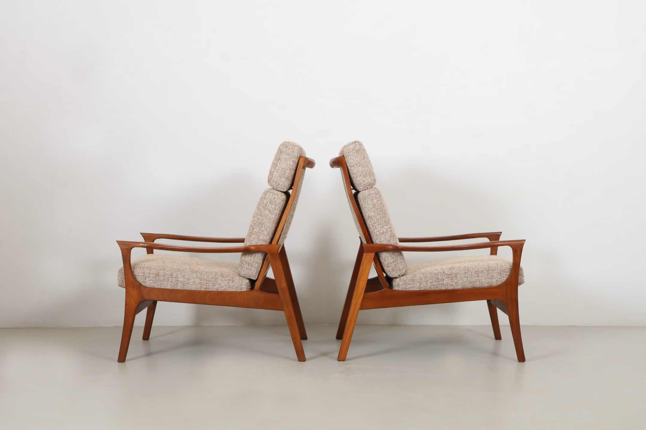 Pair of Sculptural NZ Made 'Danart' Armchairs by DON