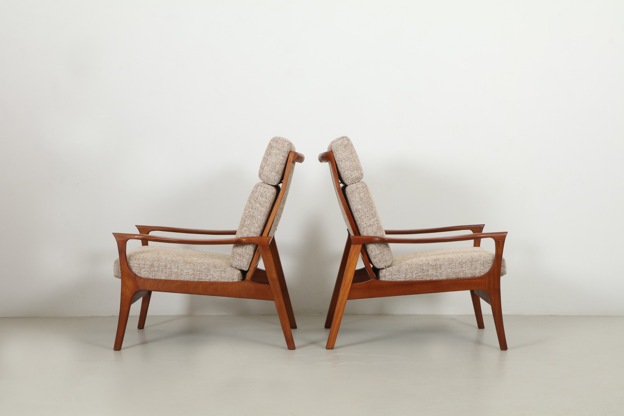 Pair of Sculptural NZ Made 'Danart' Armchairs by DON