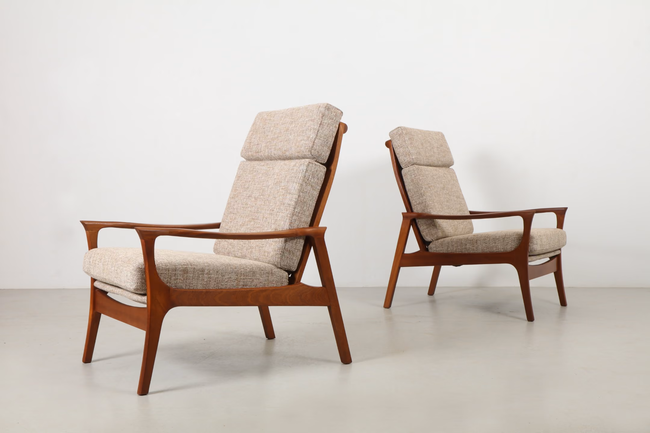 Pair of Sculptural NZ Made 'Danart' Armchairs by DON