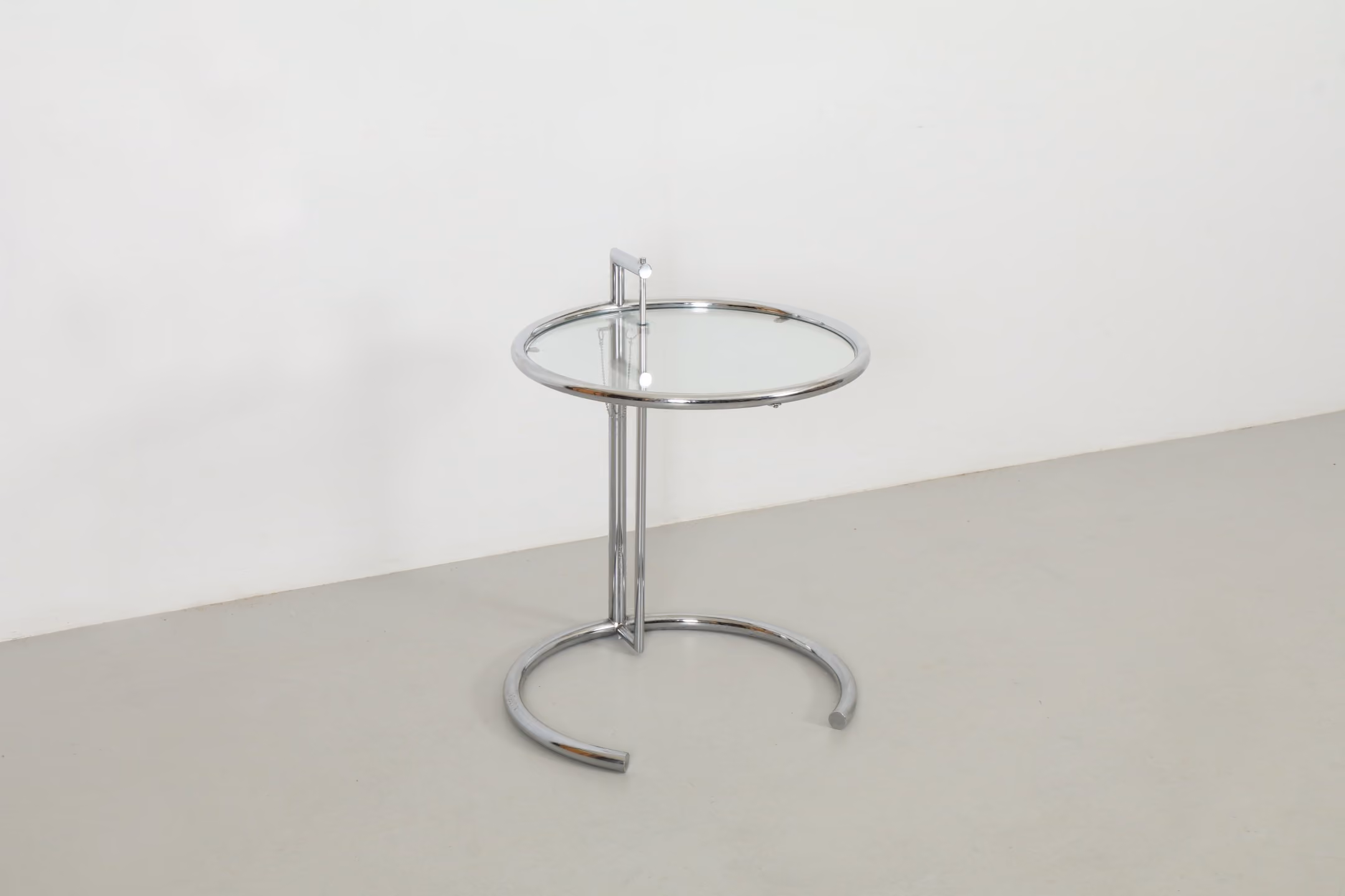 Iconic Eileen Gray Adjustable 'E1027' Side Table by Classicon