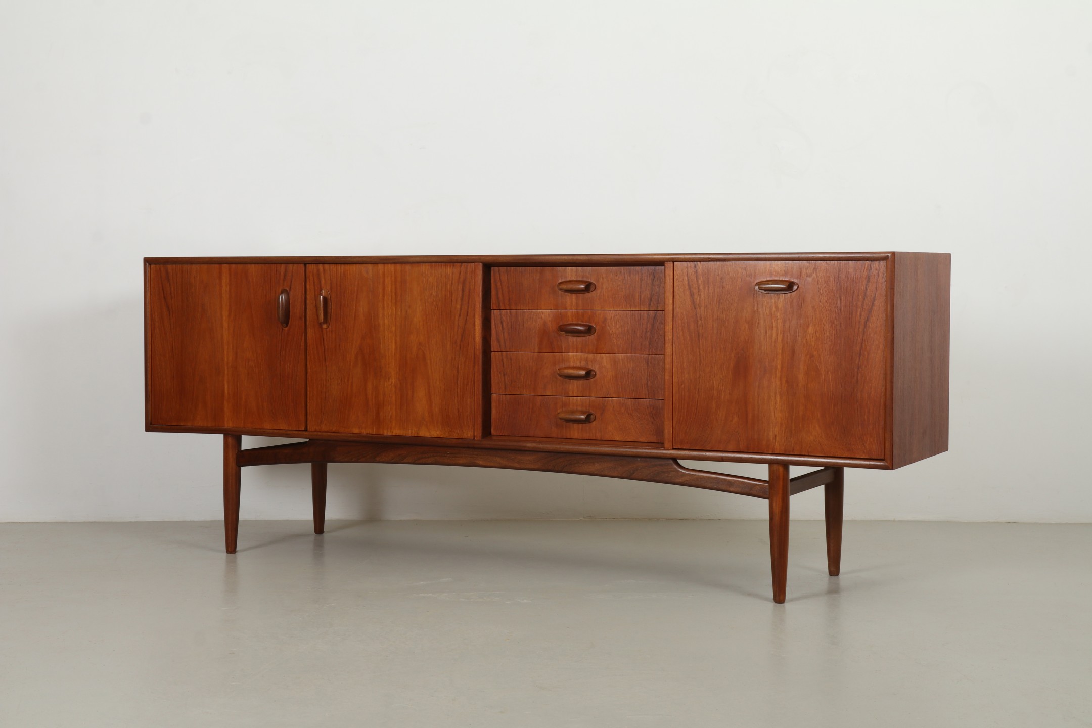 Striking Victor Wilkins 'Brasilia' Model 4058 Sideboard by G-Plan