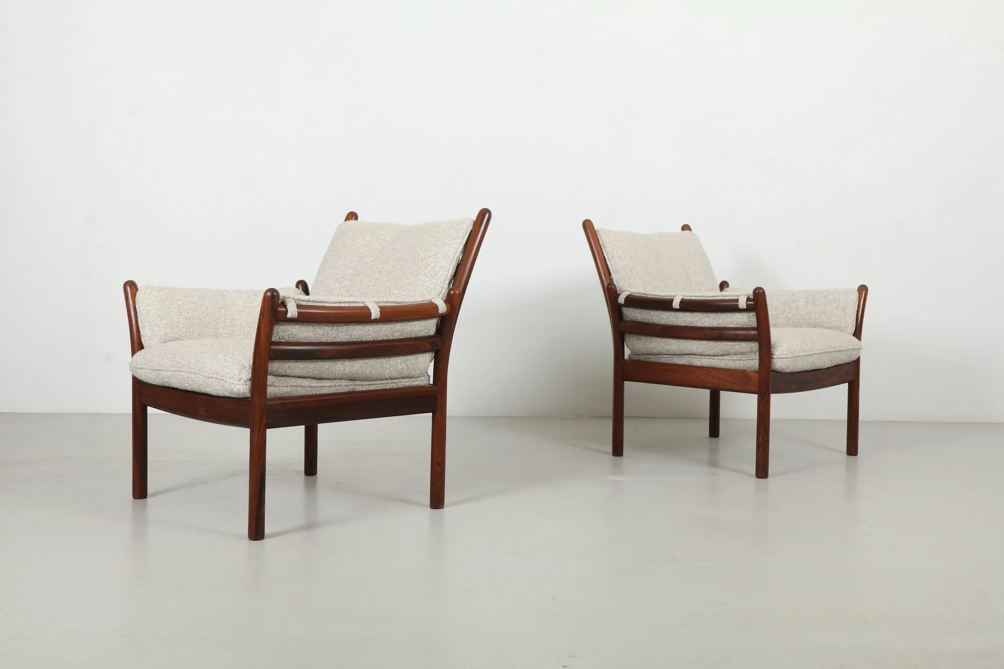 Pair of Refined Illum Wikkelso 'Genius' Armchairs by C.F Christensen