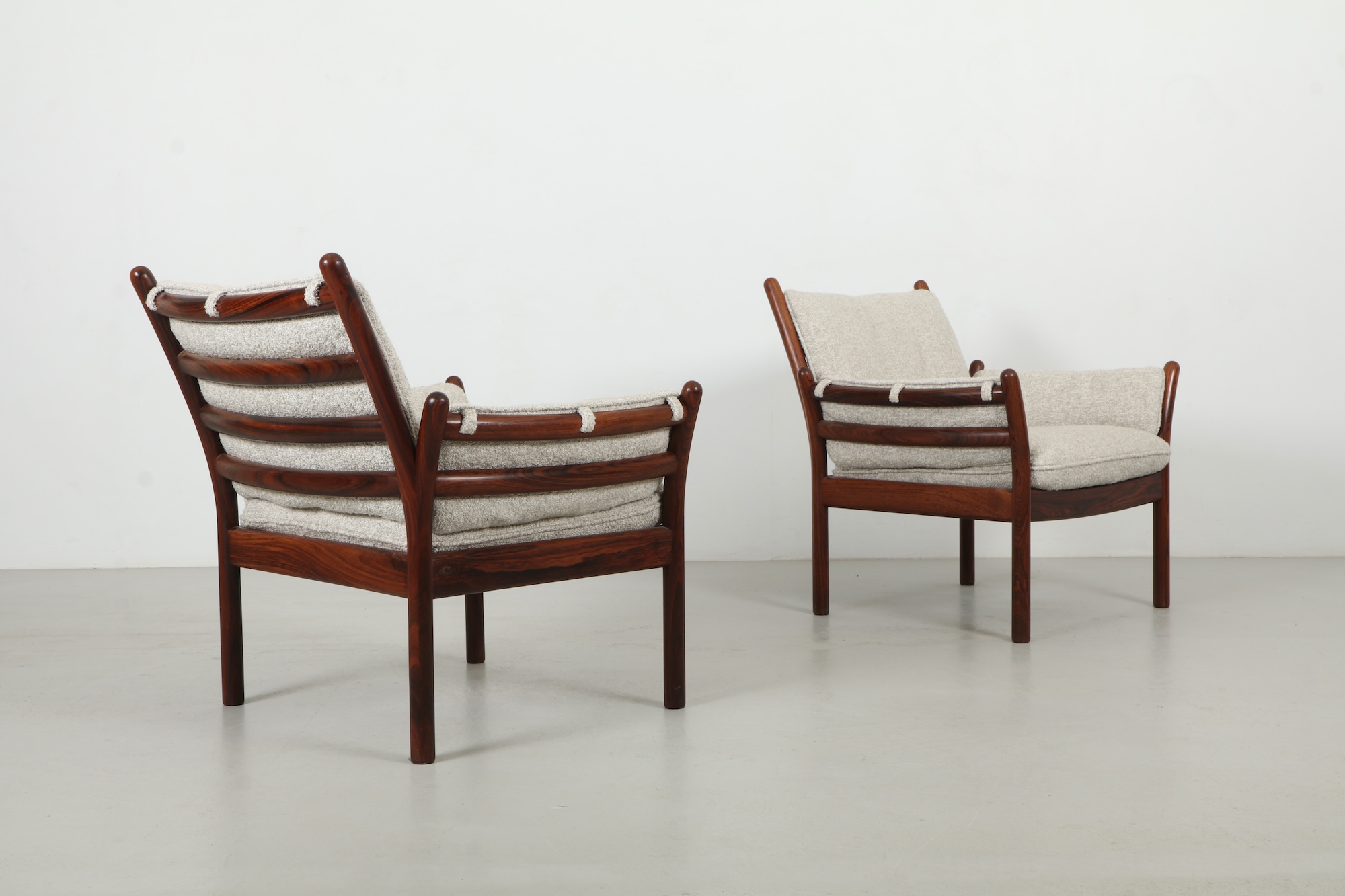 Pair of Refined Illum Wikkelsø 'Genius' Armchairs by C.F Christensen