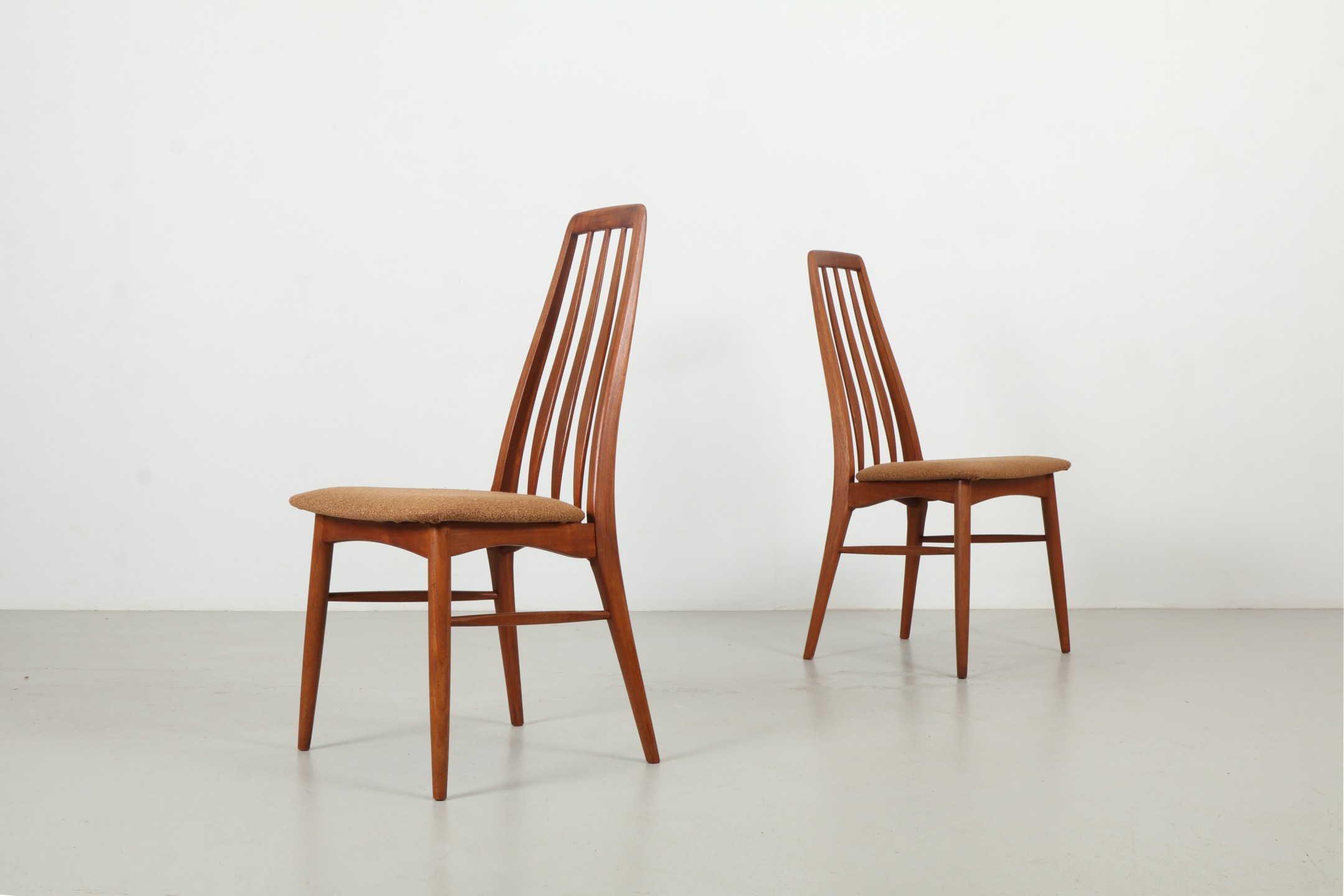 Six Slender Niels Koefoed 'Eva' Chairs for Koefoed's Hornslet